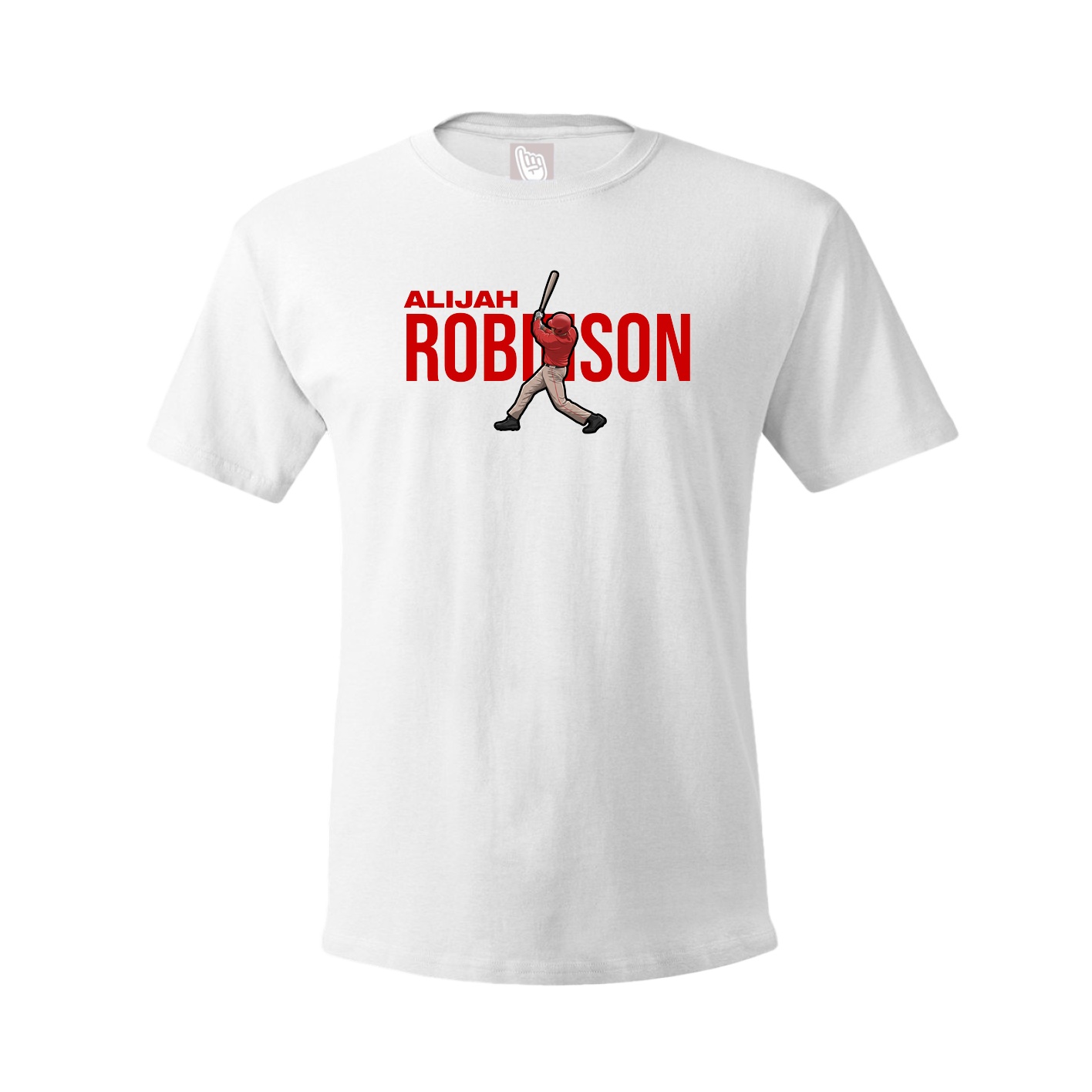 Youth Tee — Player Name in White