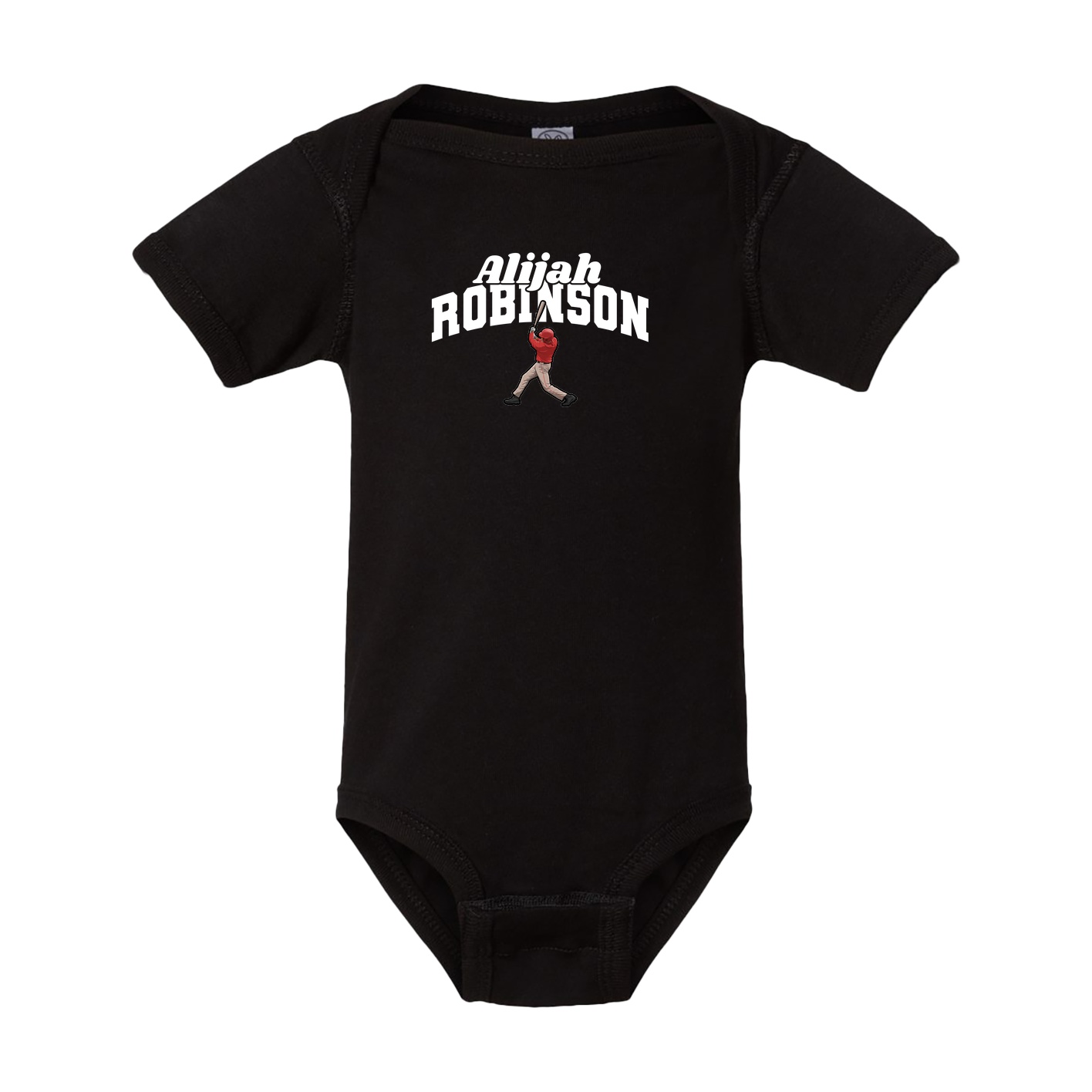 Baby Onesie — Signature Arch in Black