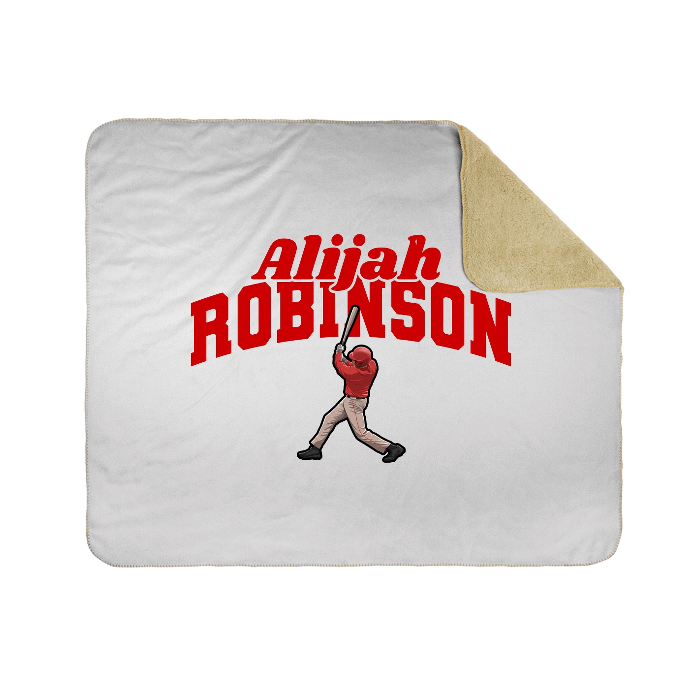 Throw Blanket — Signature Arch in White