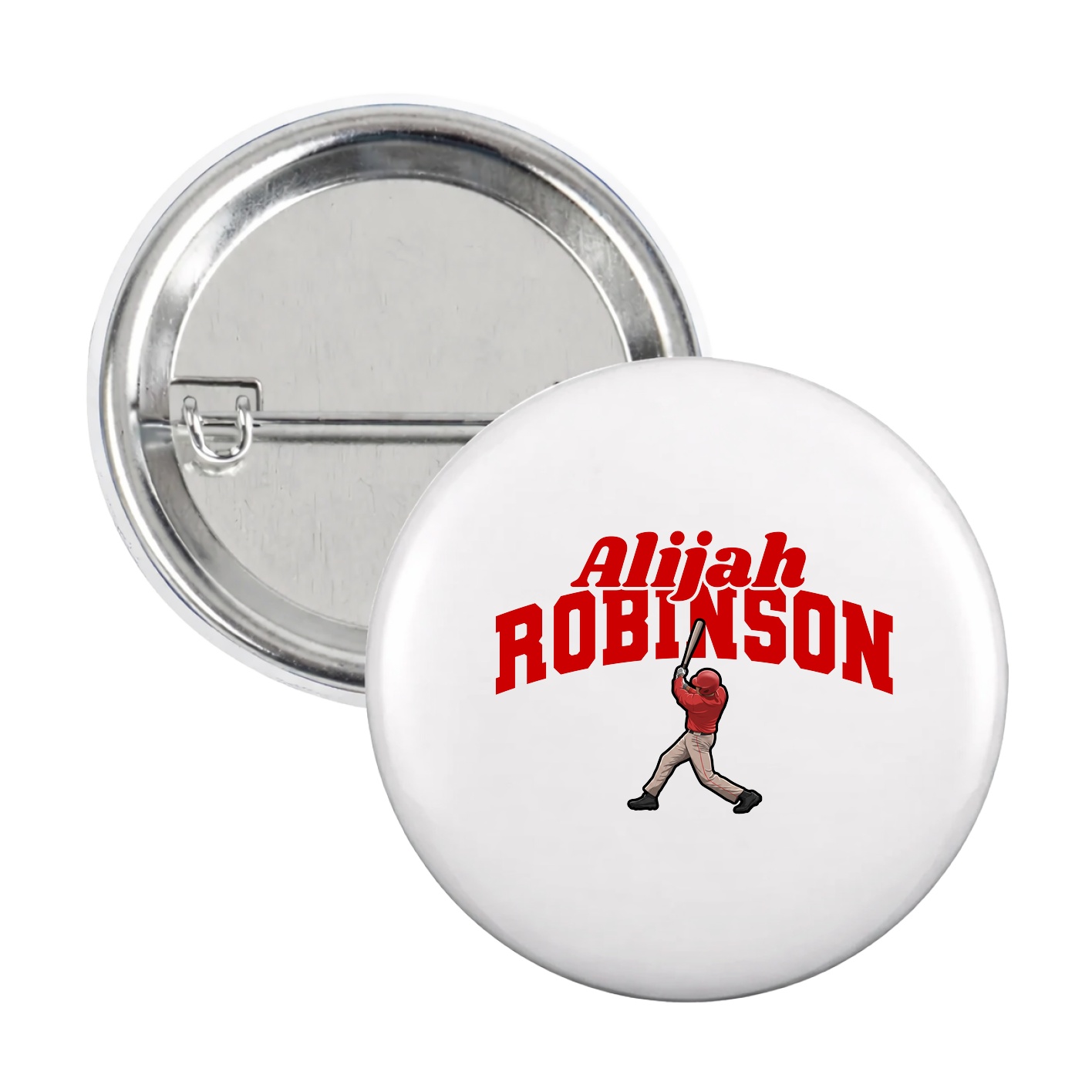 Game Day Button — Signature Arch in White