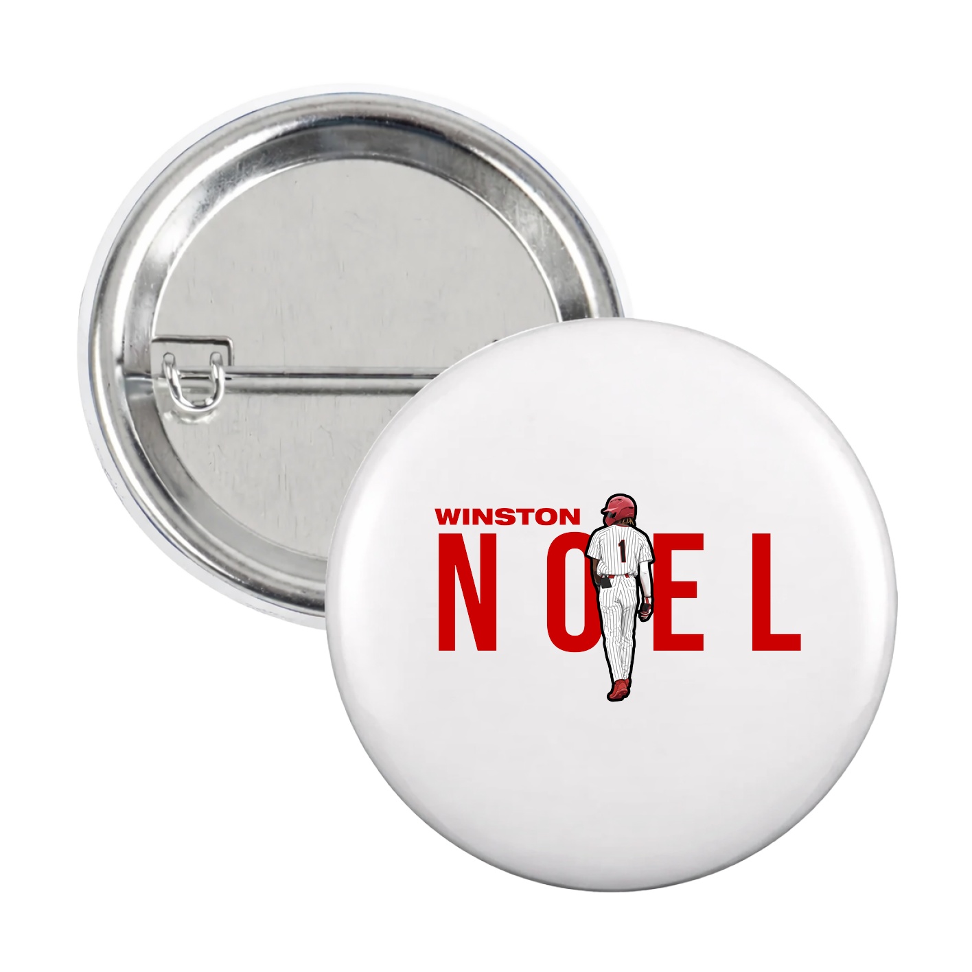 Game Day Button — Player Name in White