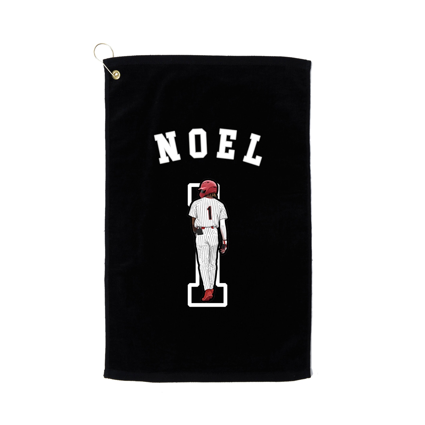 Golf Towel — Shirsey Arch in Black
