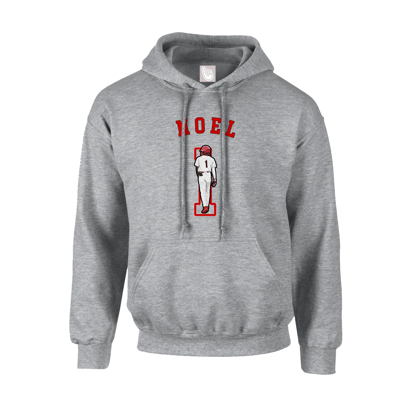 Youth Hoodie — Shirsey Arch in Grey