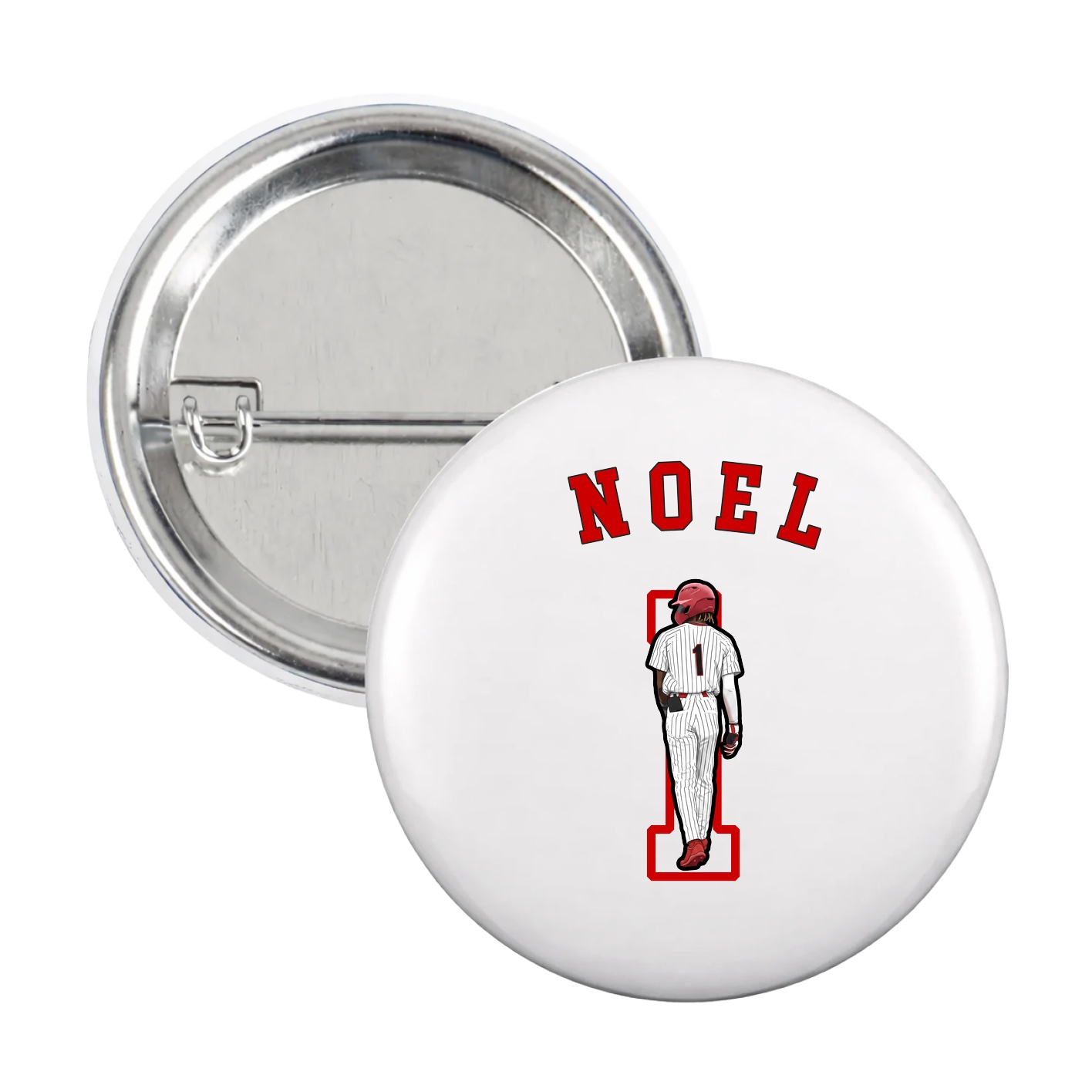 Game Day Button — Shirsey Arch in White