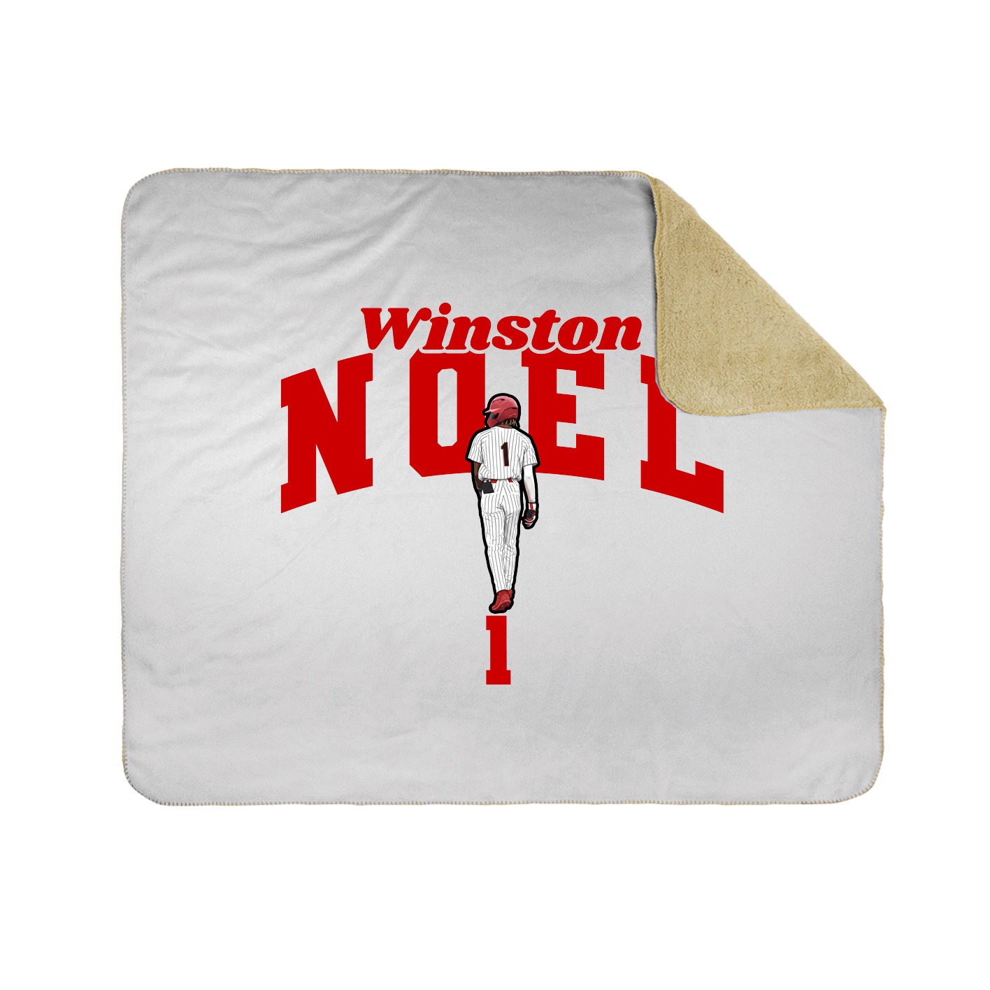 Throw Blanket — Signature Arch in White