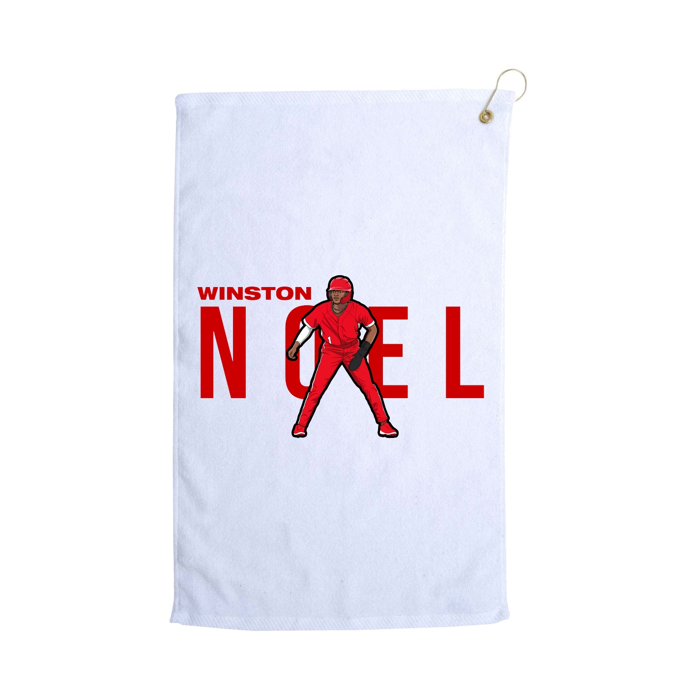 Golf Towel — Player Name in White
