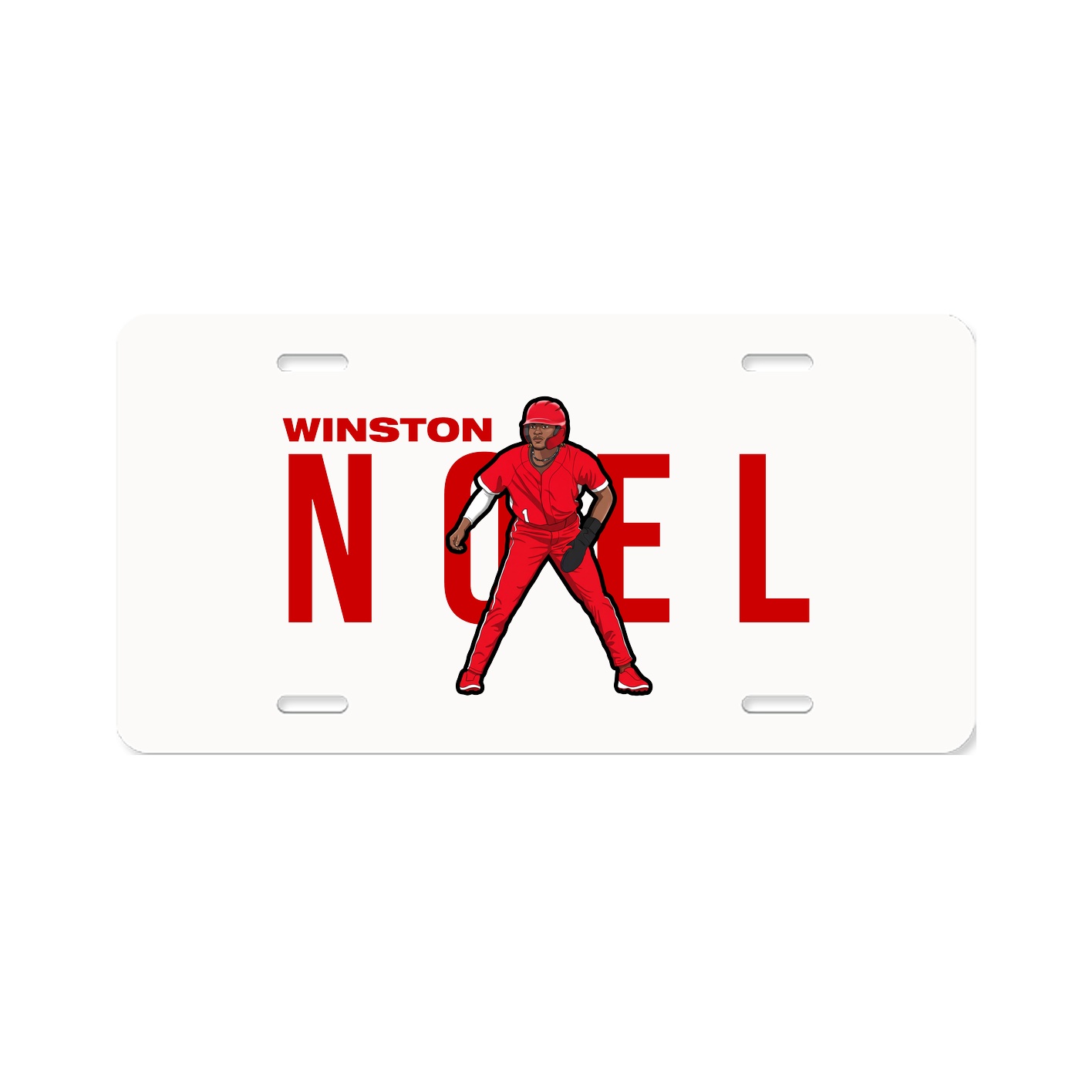 License Plate — Player Name in Classic