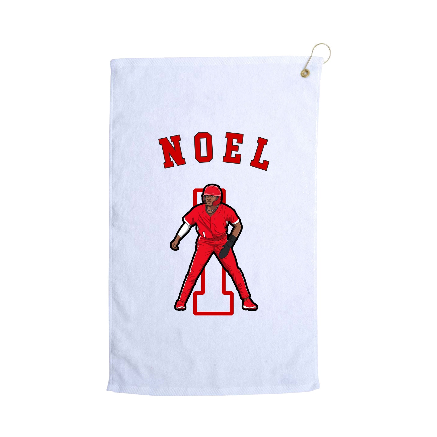 Golf Towel — Shirsey Arch in White