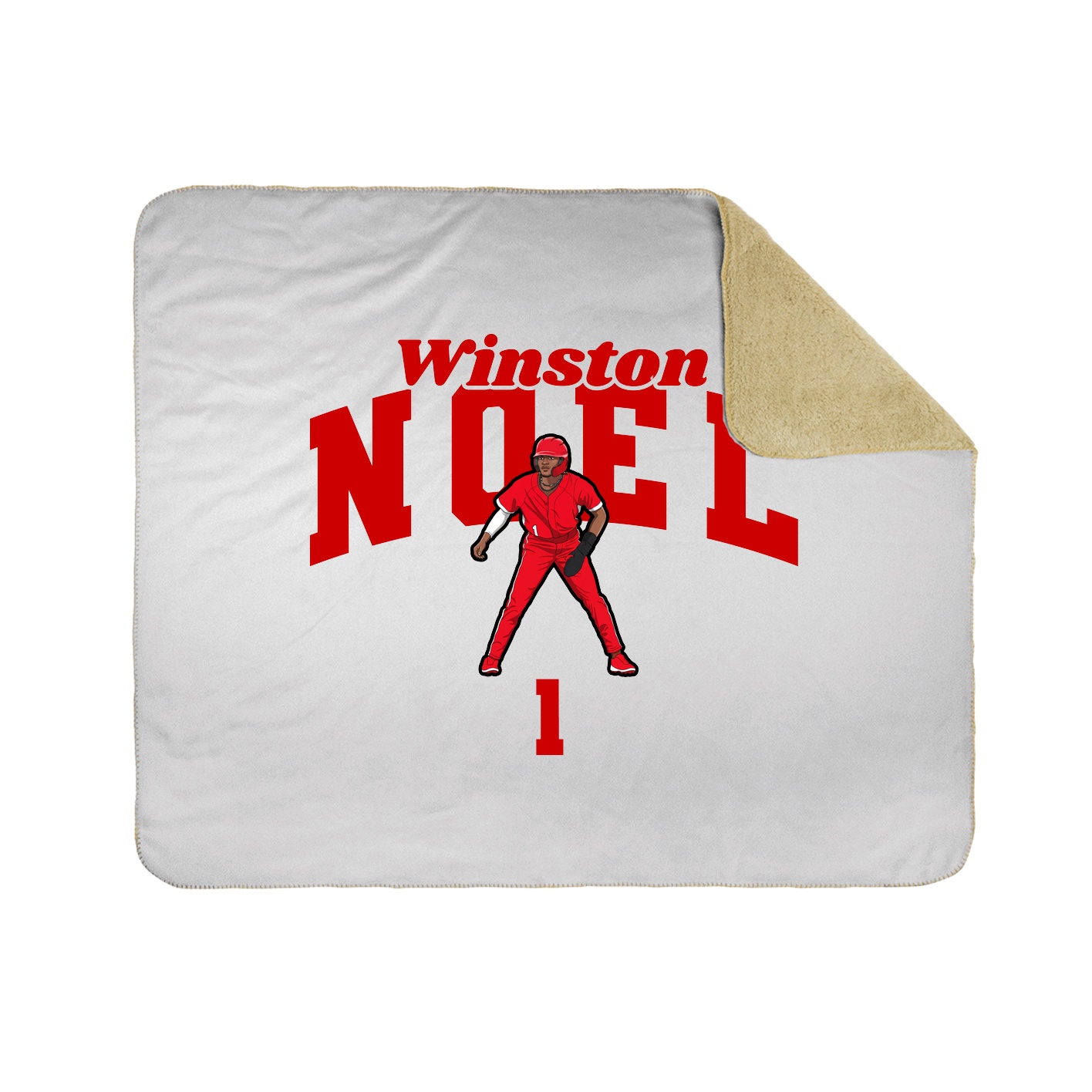 Throw Blanket — Signature Arch in White