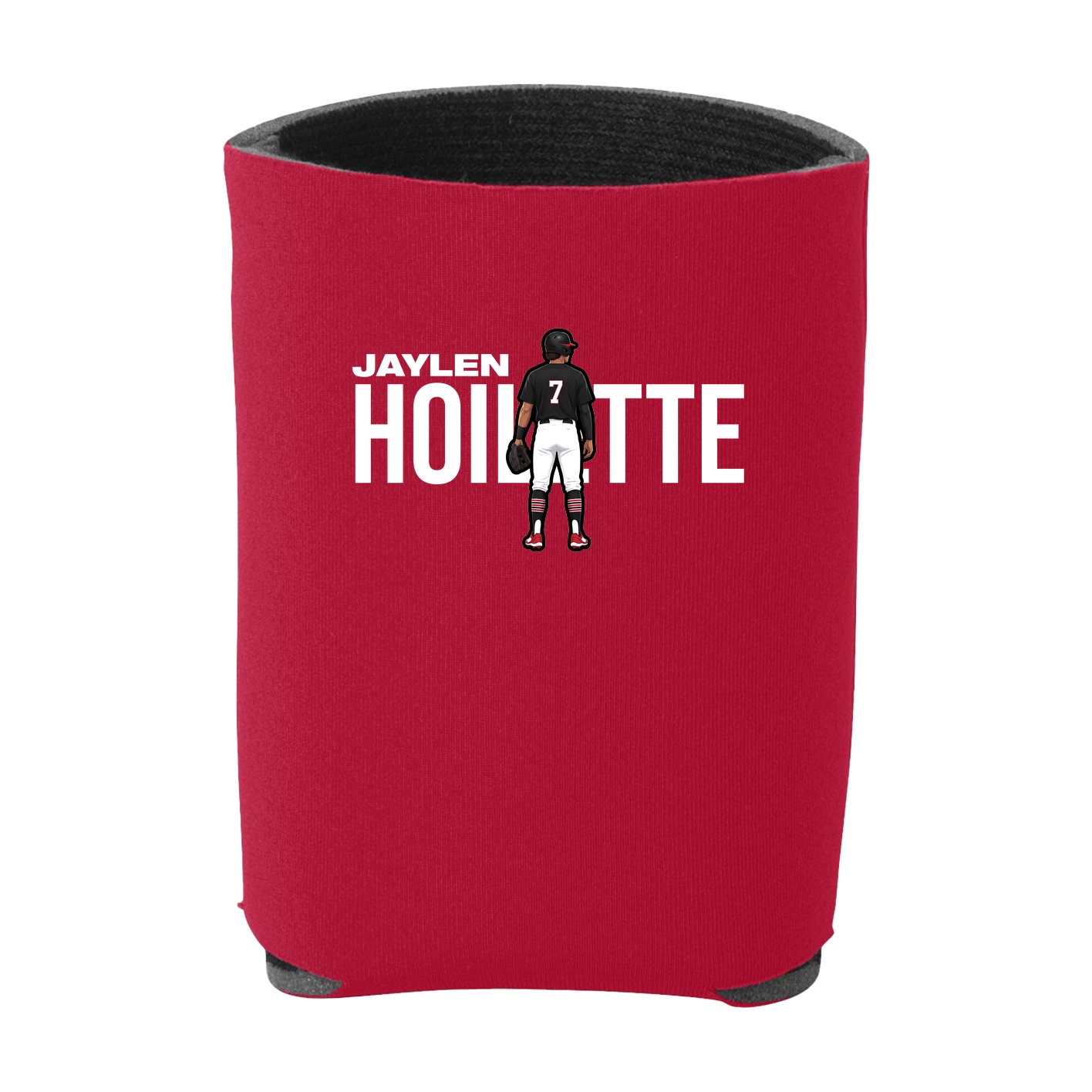 Can Holder — Player Name in Red