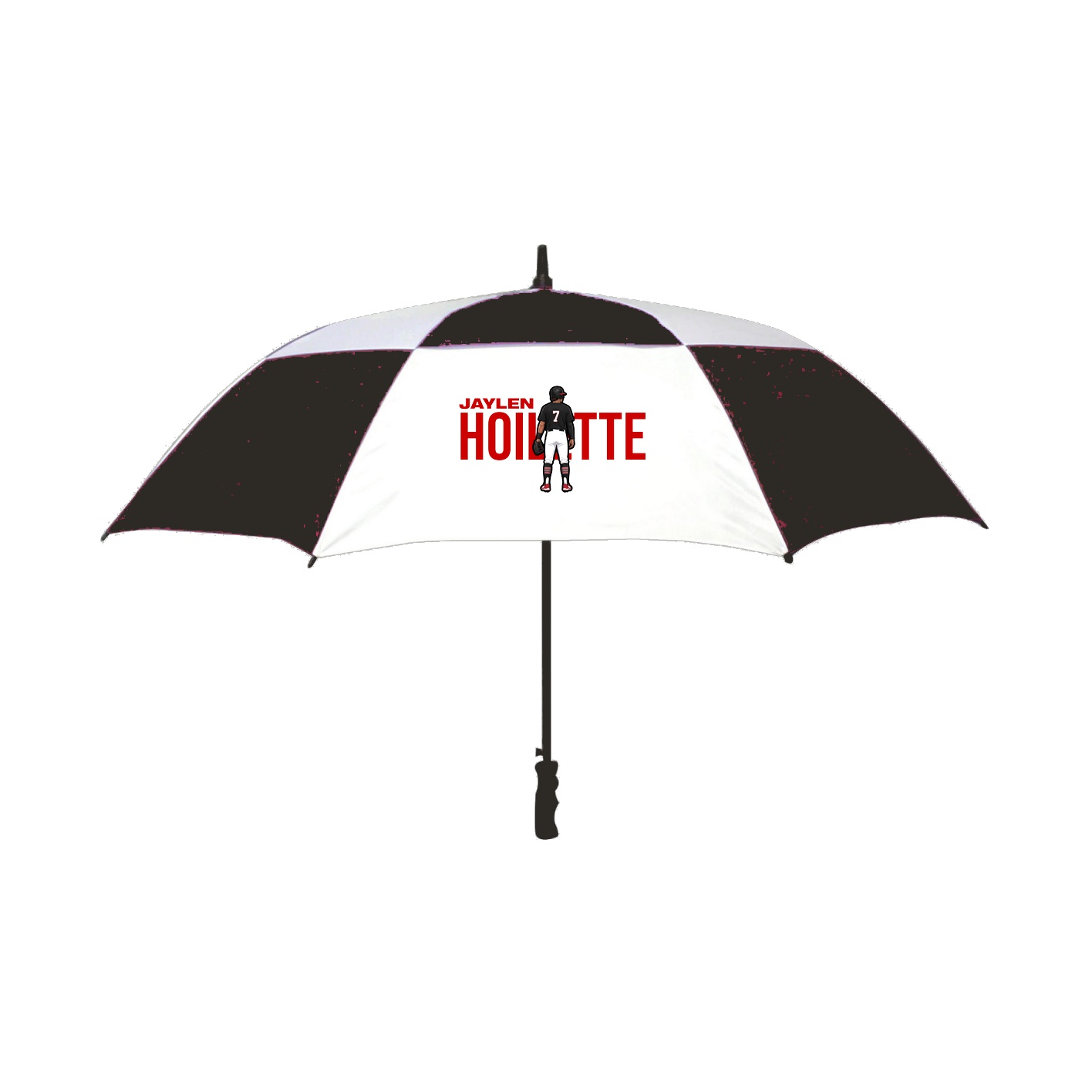 Golf Umbrella — Player Name in Black