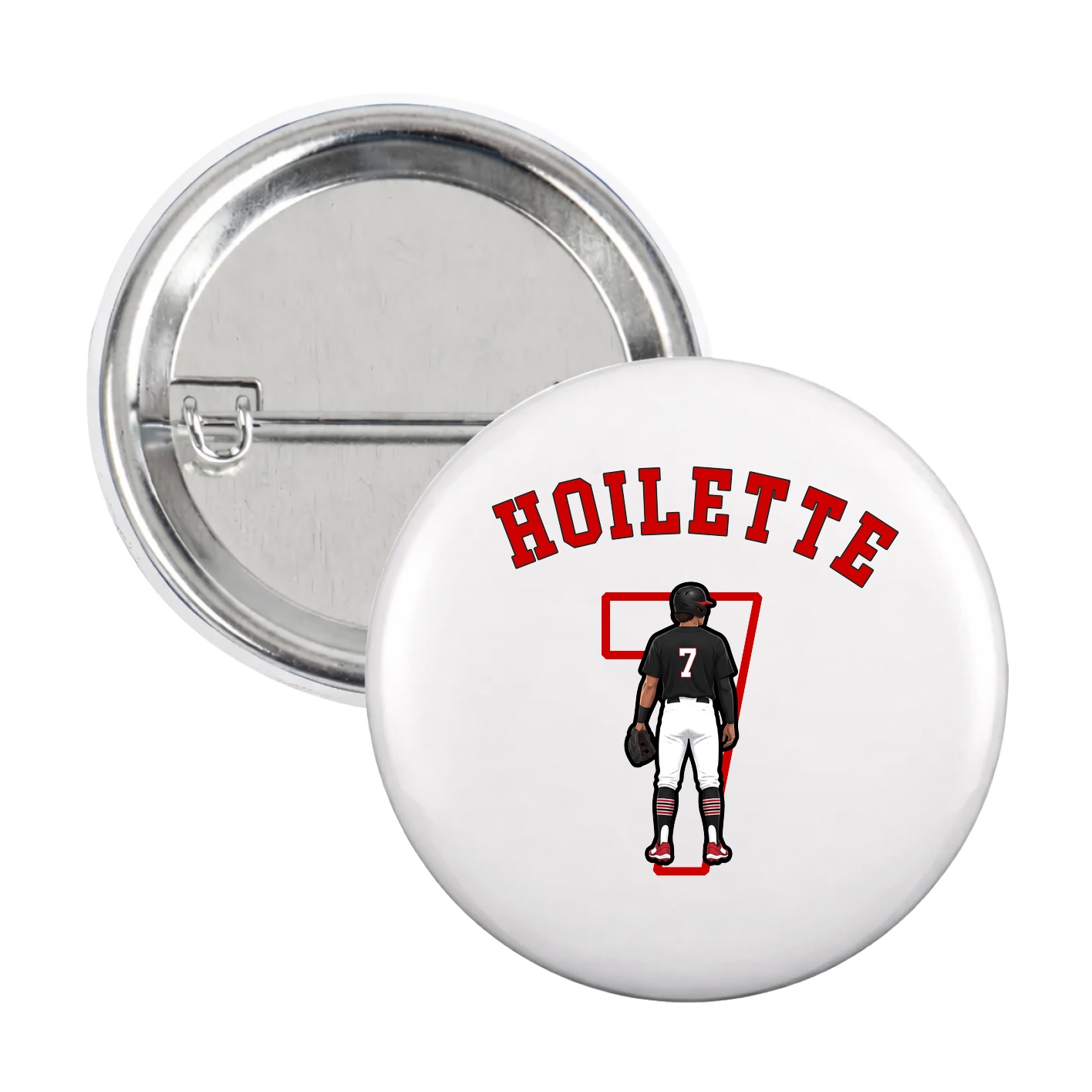 Game Day Button — Shirsey Arch in White