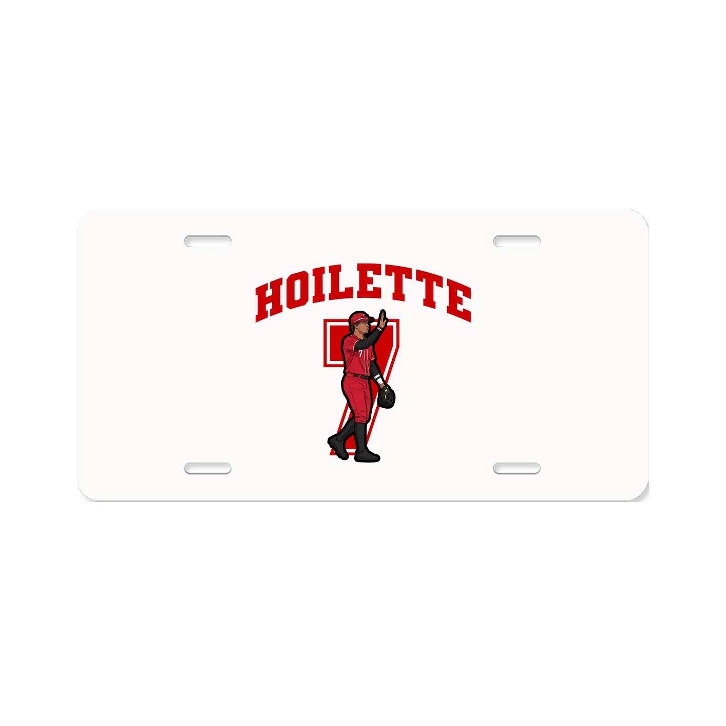 License Plate — Number in Classic