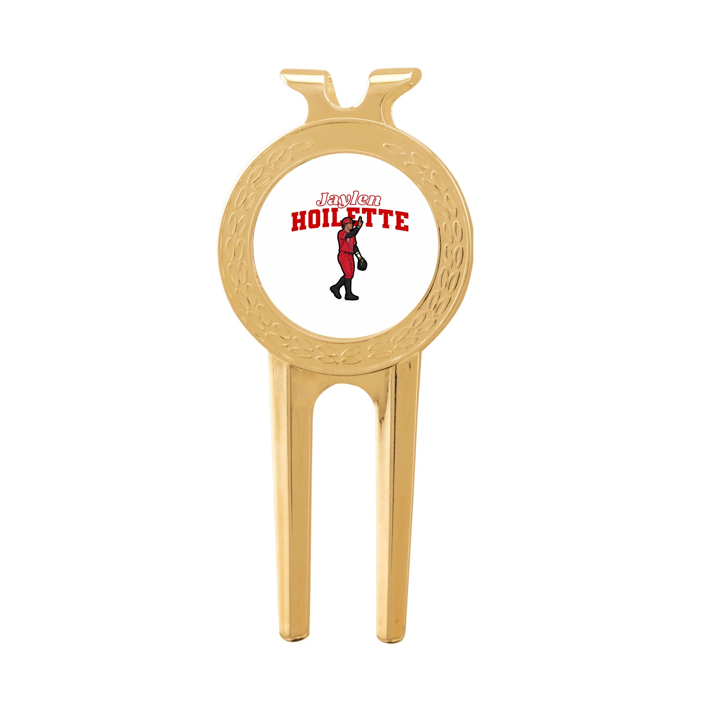 Divot Tool with Ball Marker — Name Arch in Classic