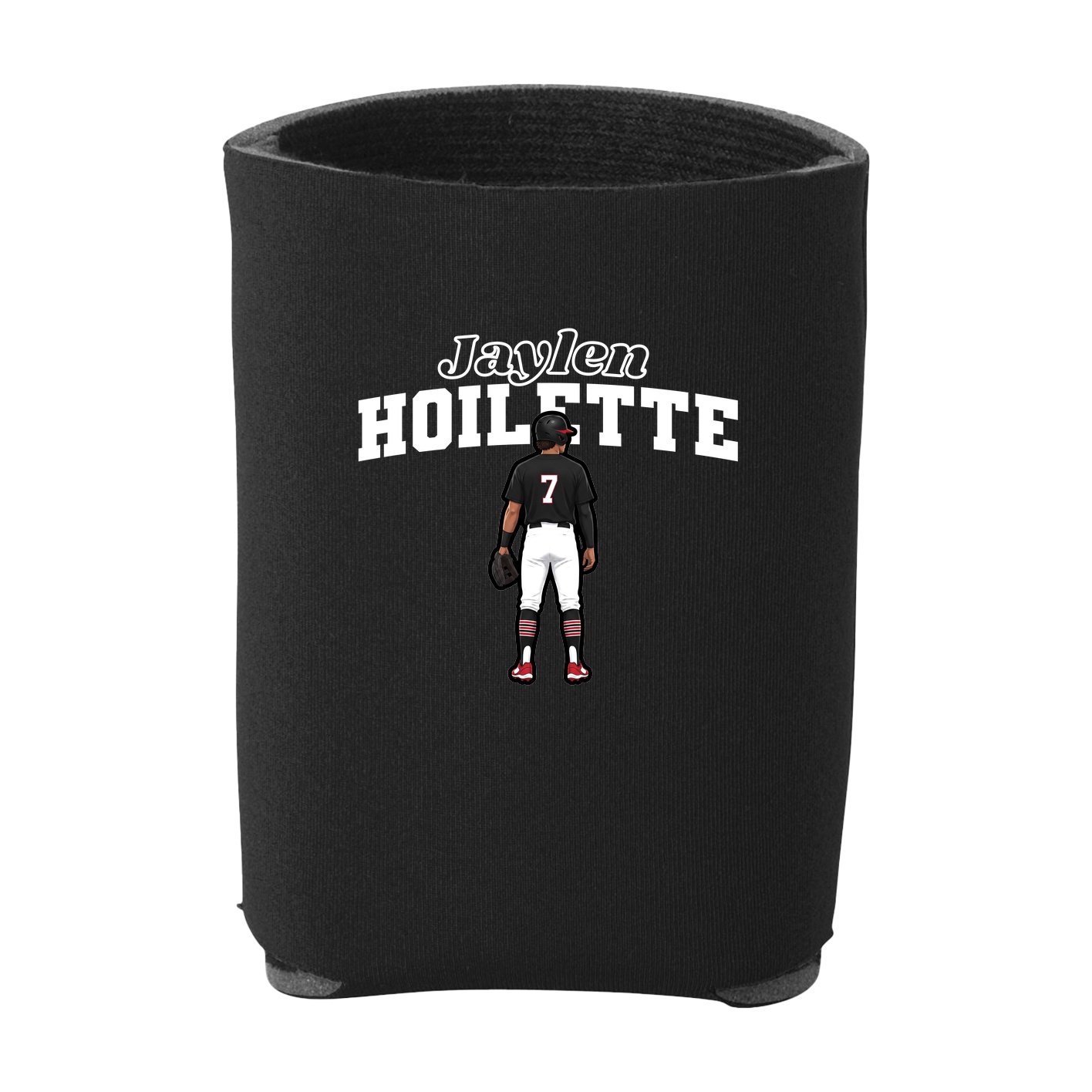 Can Holder — Name Arch in Black