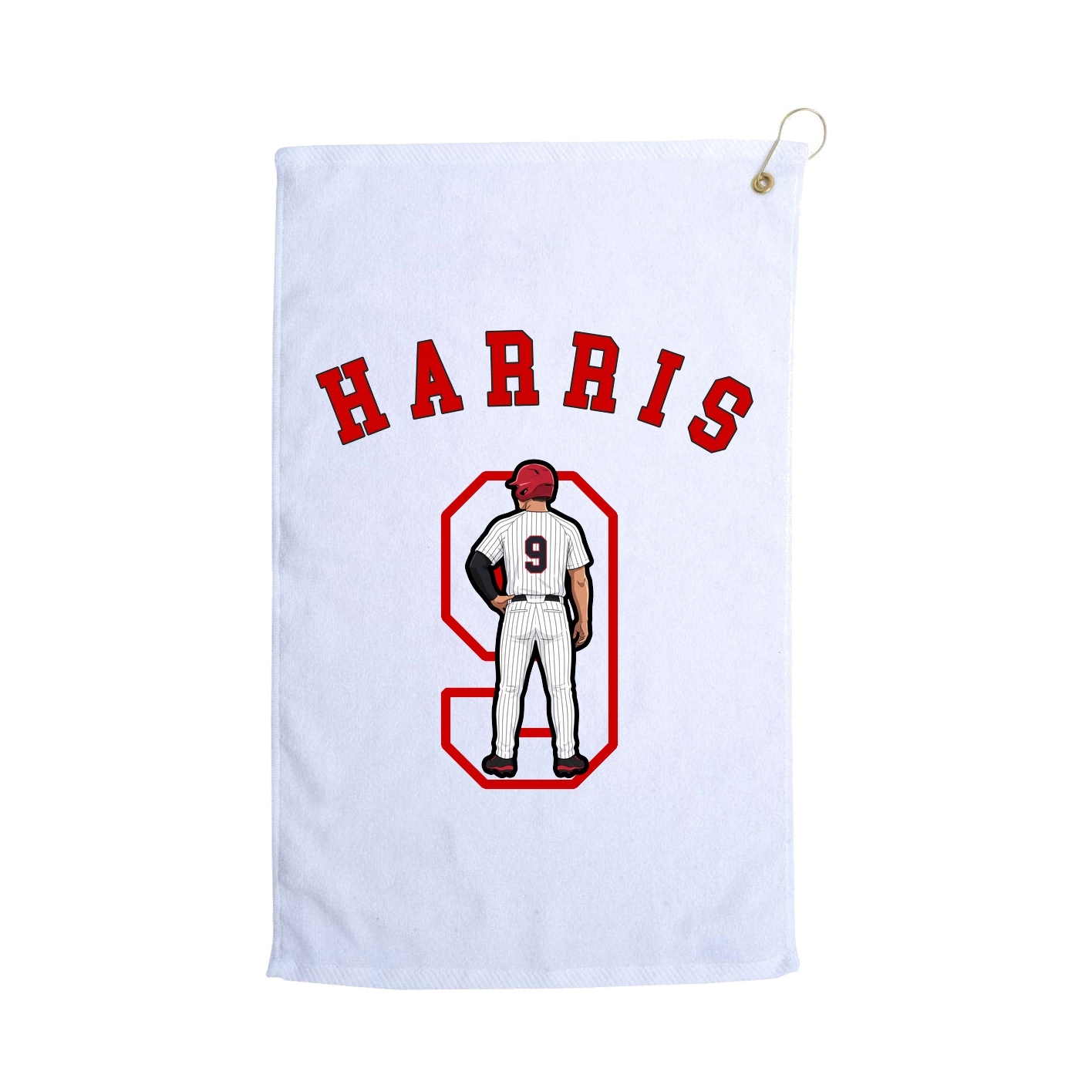Golf Towel — Shirsey Arch in White
