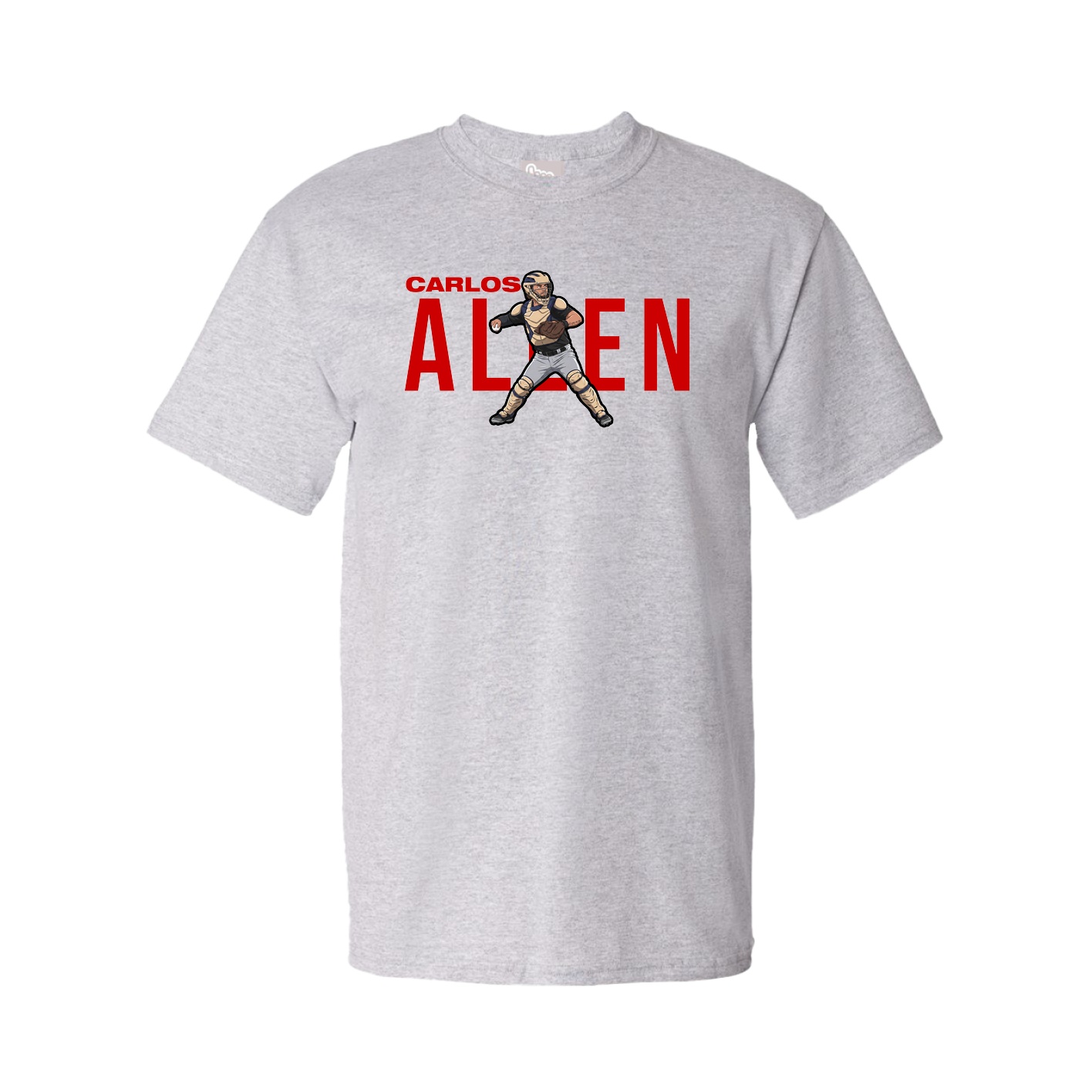 Youth Tee — Player Name in Grey