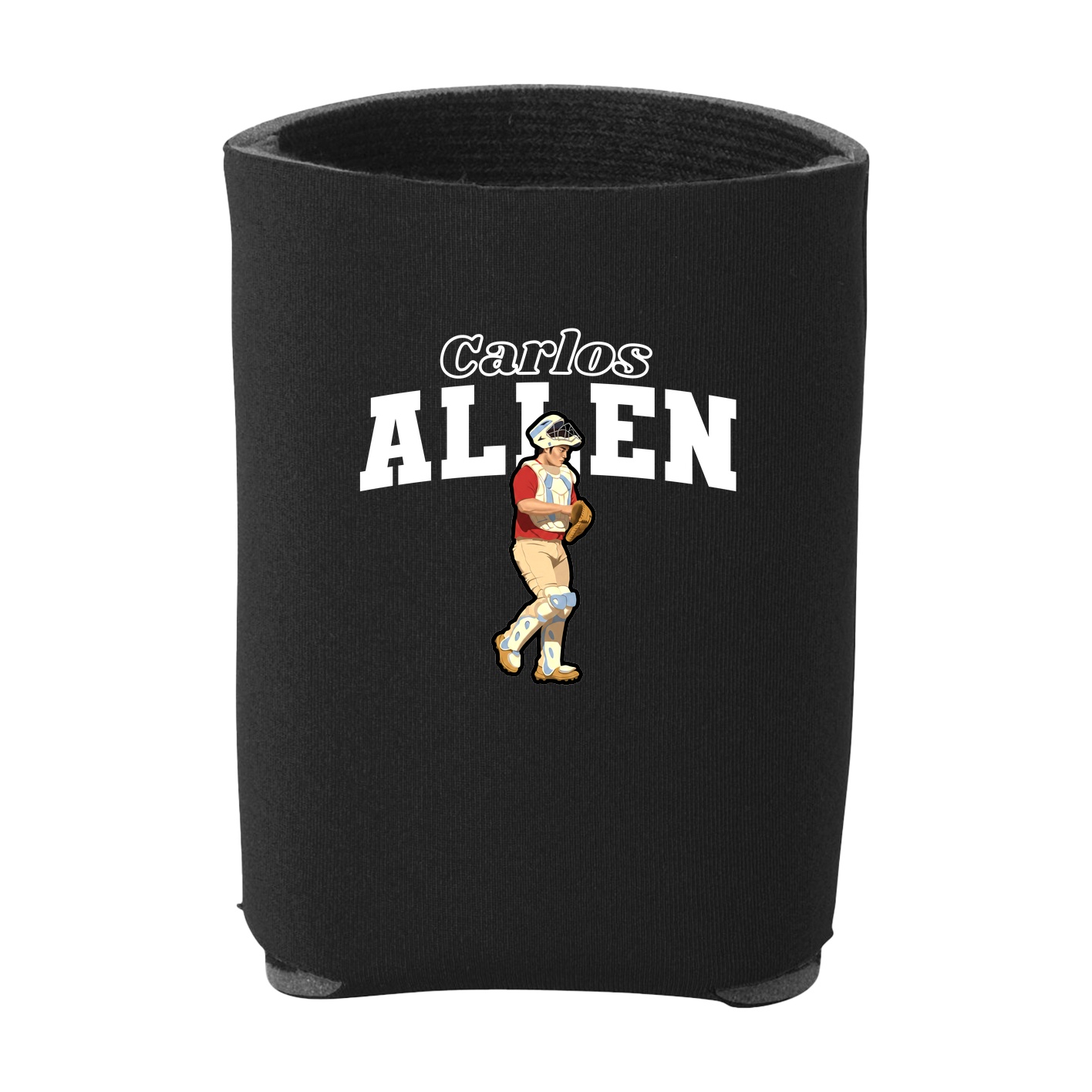 Can Holder — Name Arch in Black