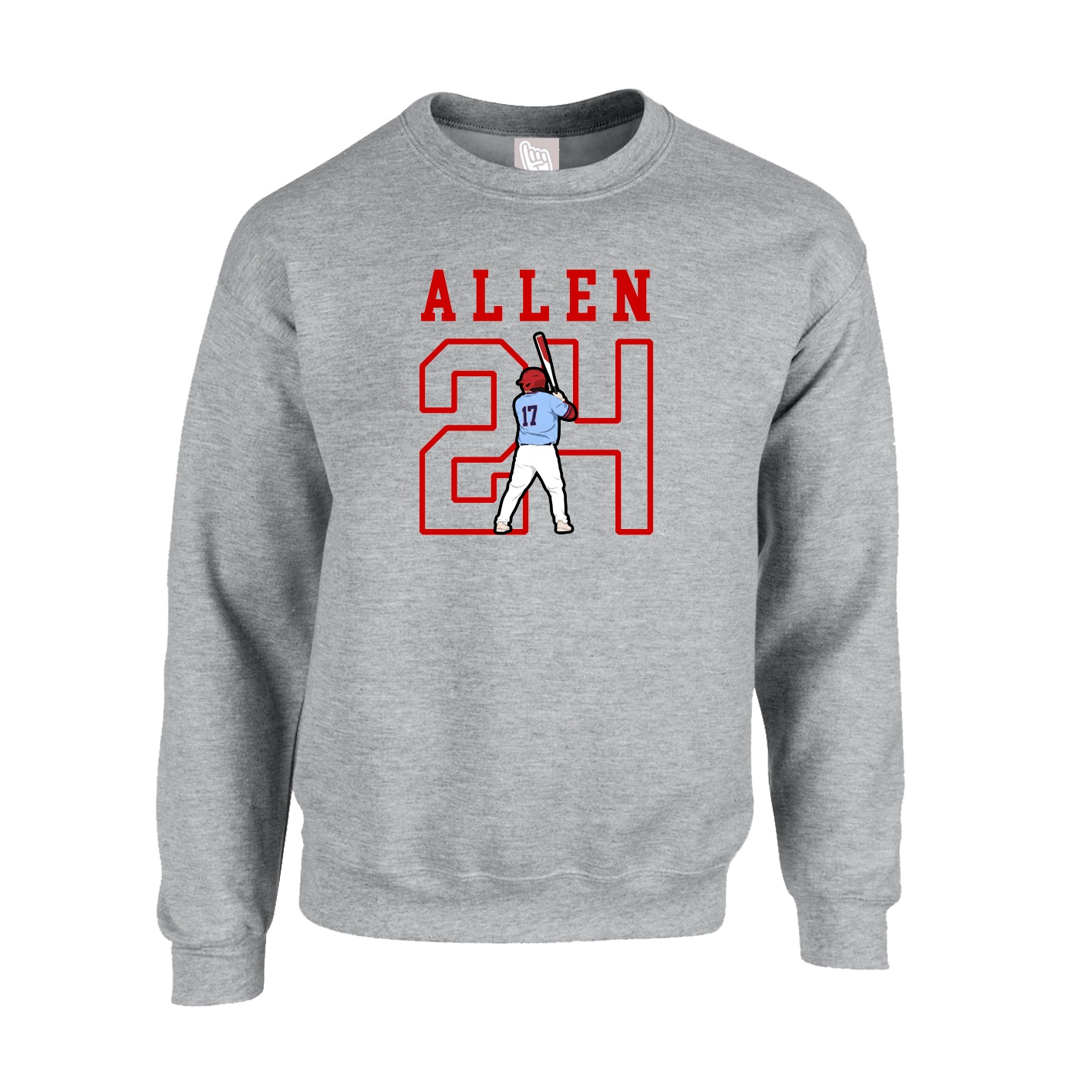 Fleece Crew — Shirsey in Grey