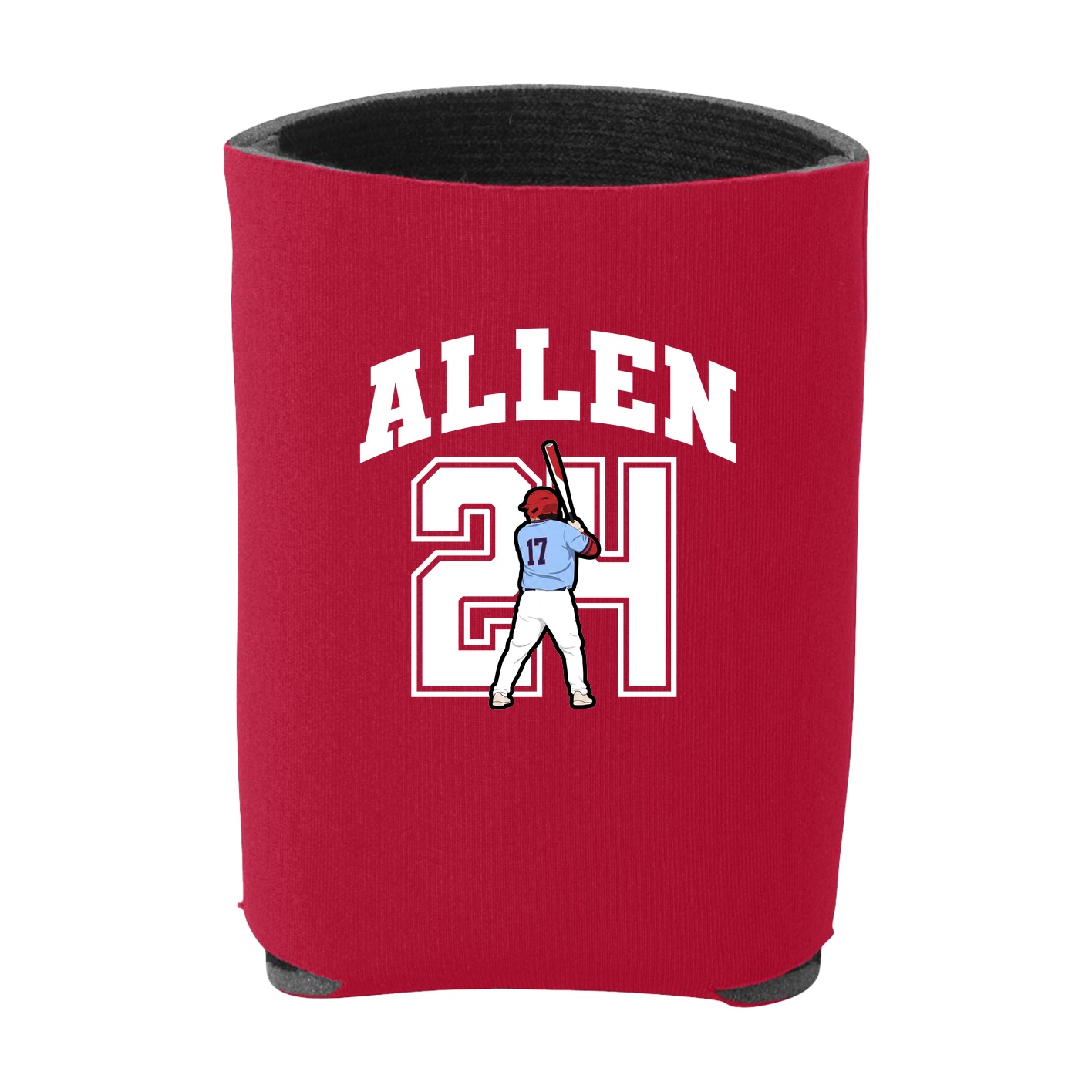 Can Holder — Number in Red