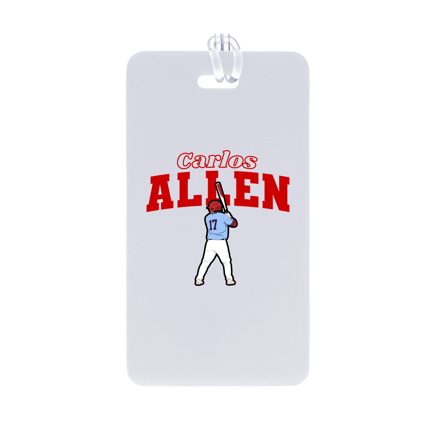 Bag Tag — Name Arch in Classic