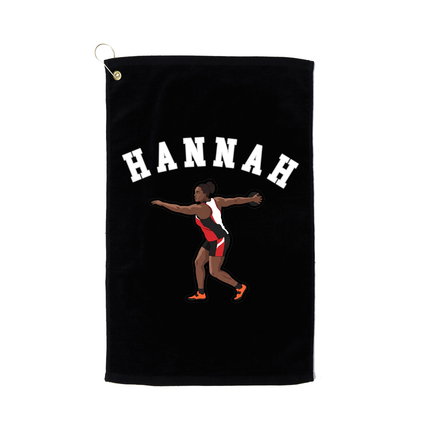Golf Towel — Shirsey Arch in Black