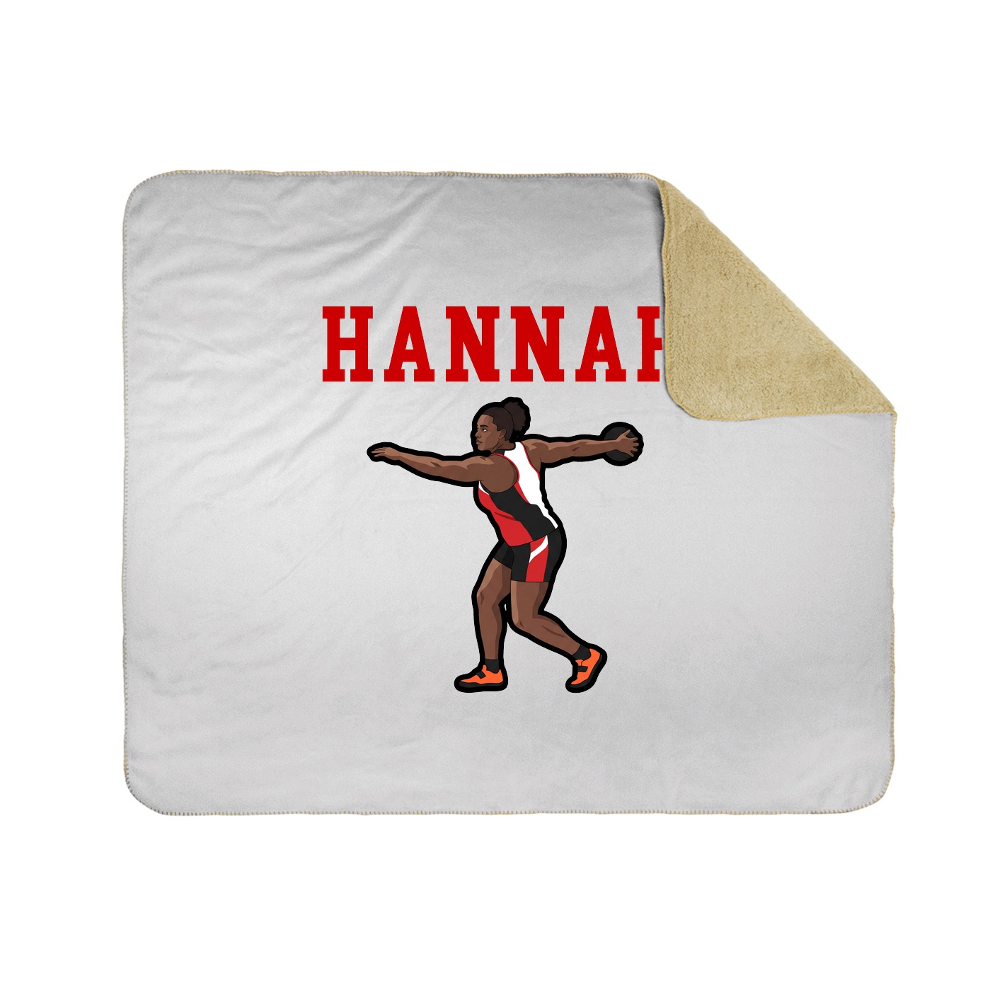 Throw Blanket — Shirsey in White