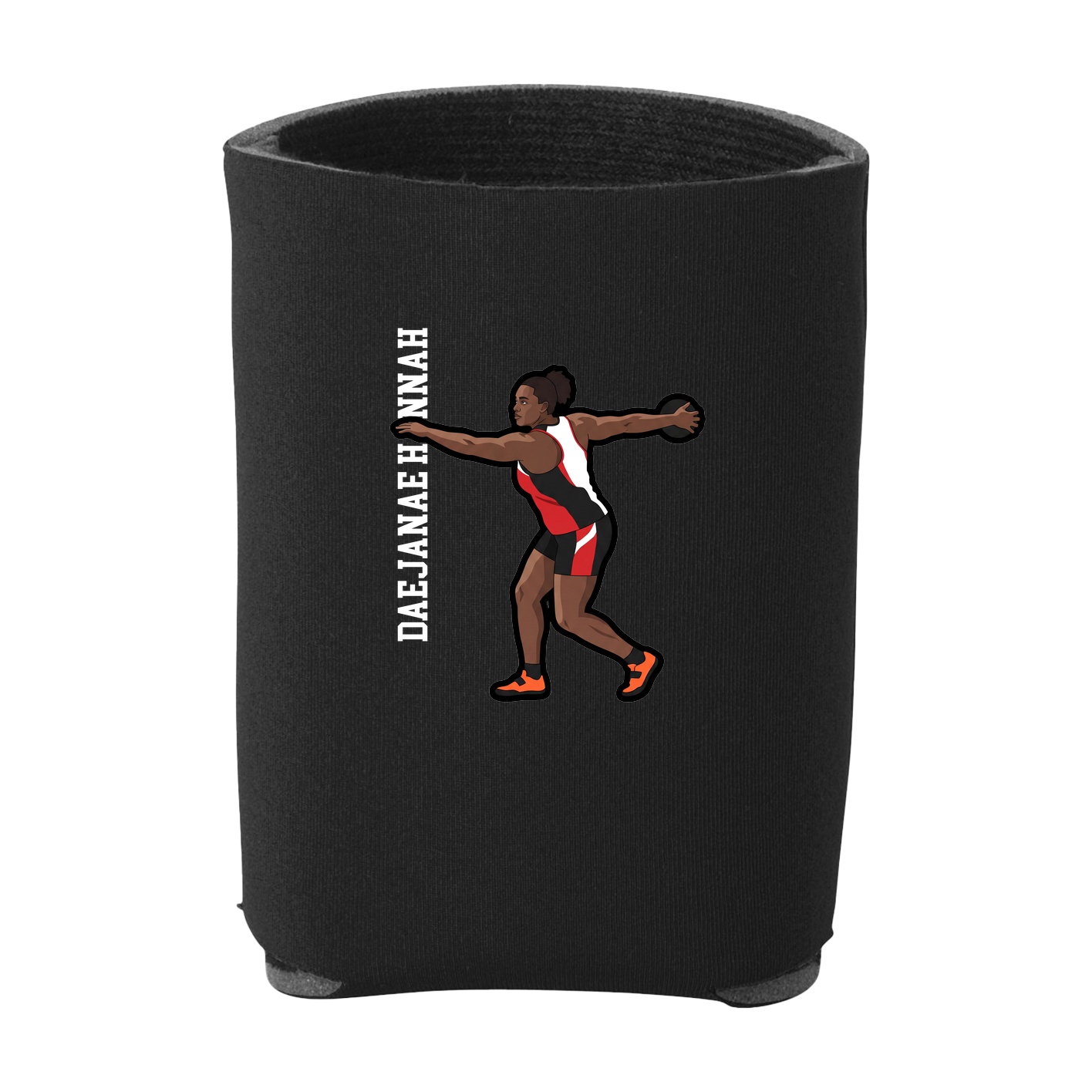 Can Holder — Name Vertical in Black