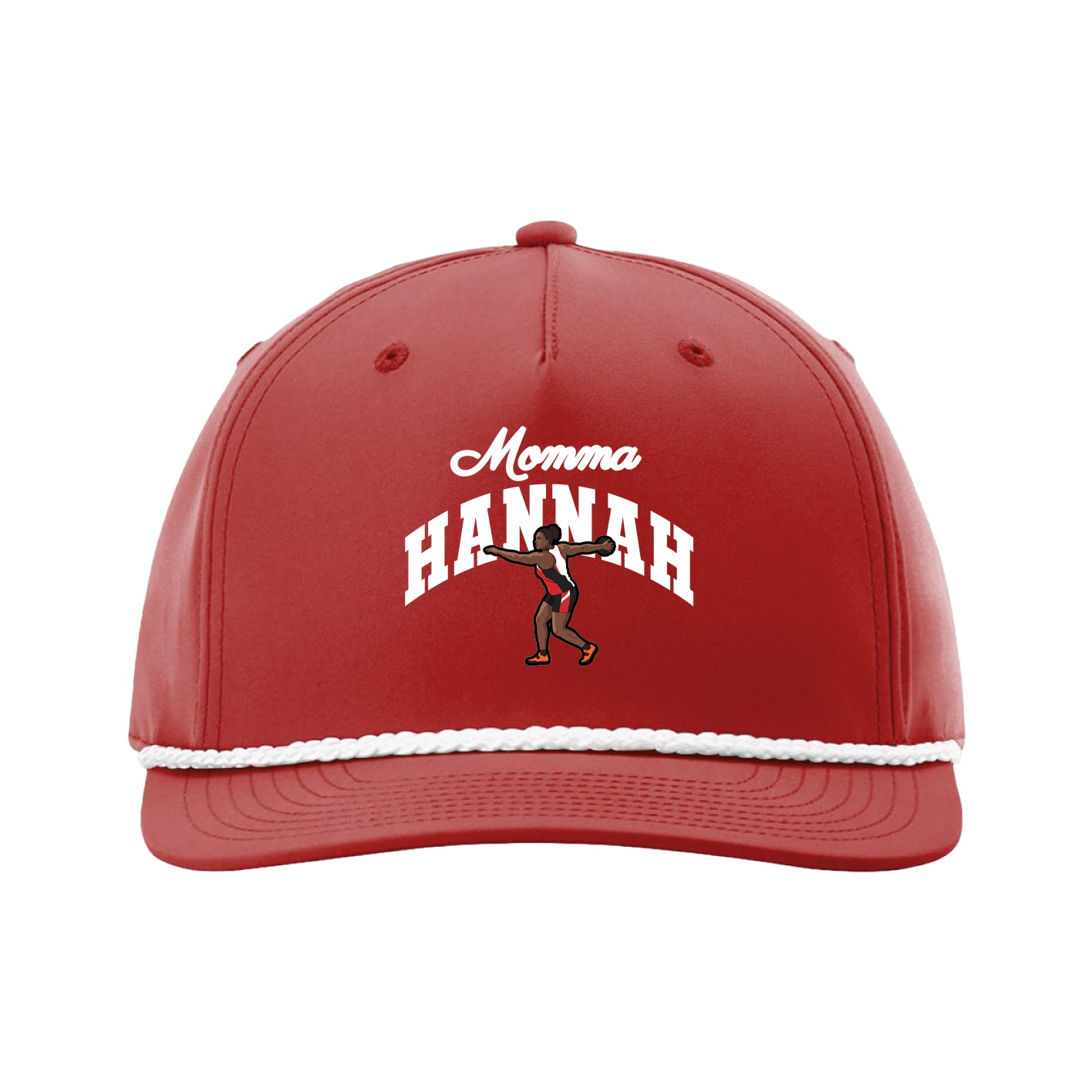 Five-Panel Classic Rope Cap — Mothers Day Arch in Red
