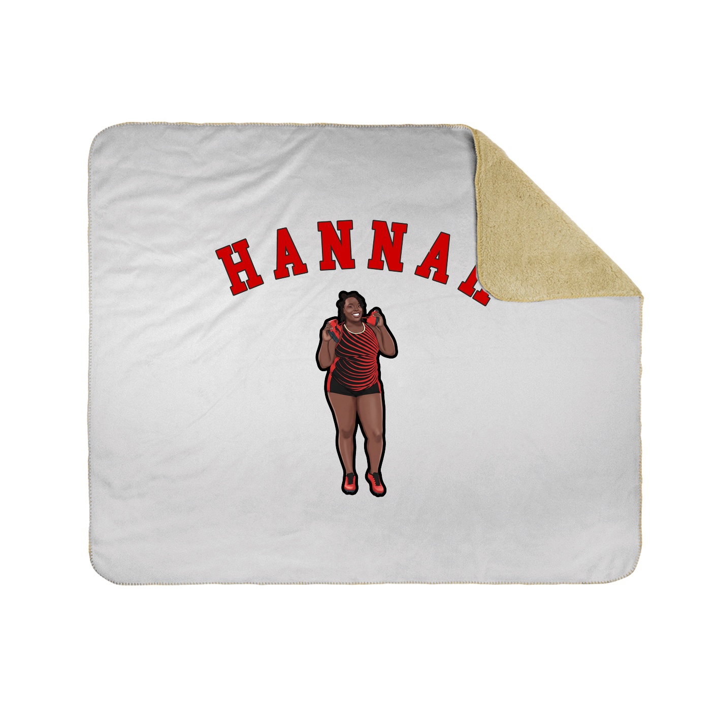Throw Blanket — Shirsey Arch in White