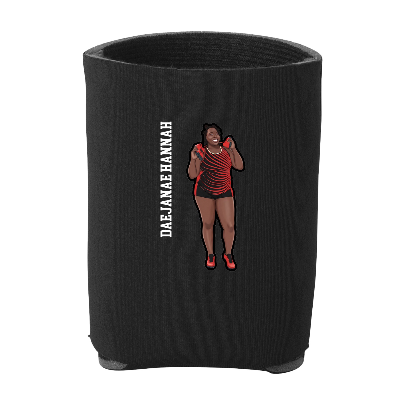 Can Holder — Name Vertical in Black