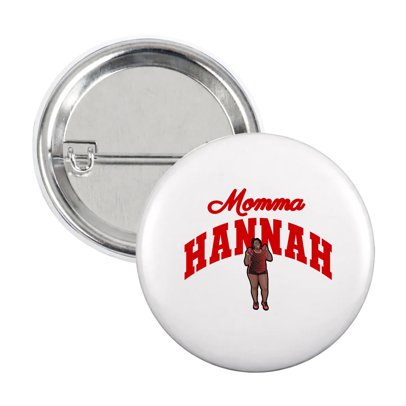 Game Day Button — Mothers Day Arch in White