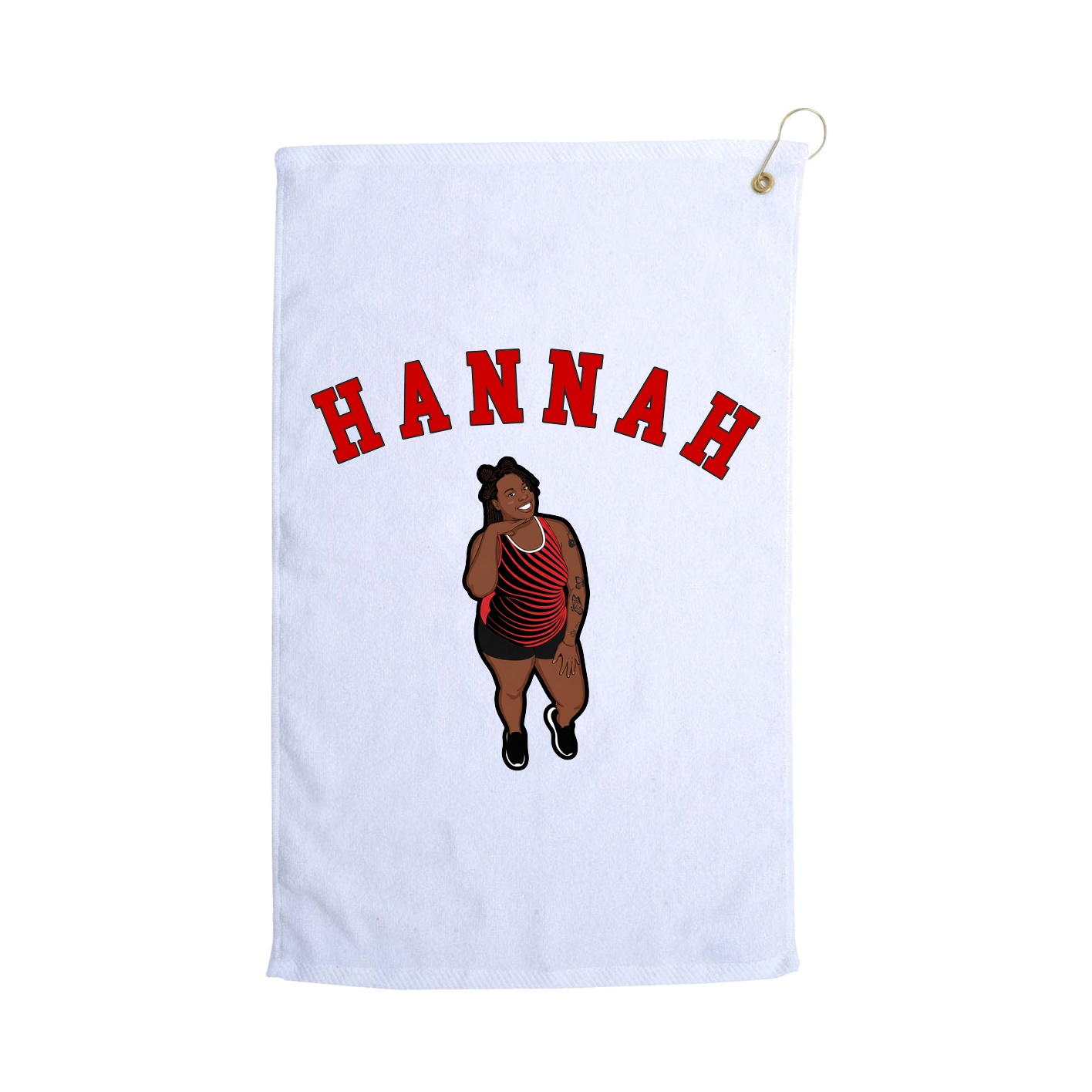 Golf Towel — Shirsey Arch in White
