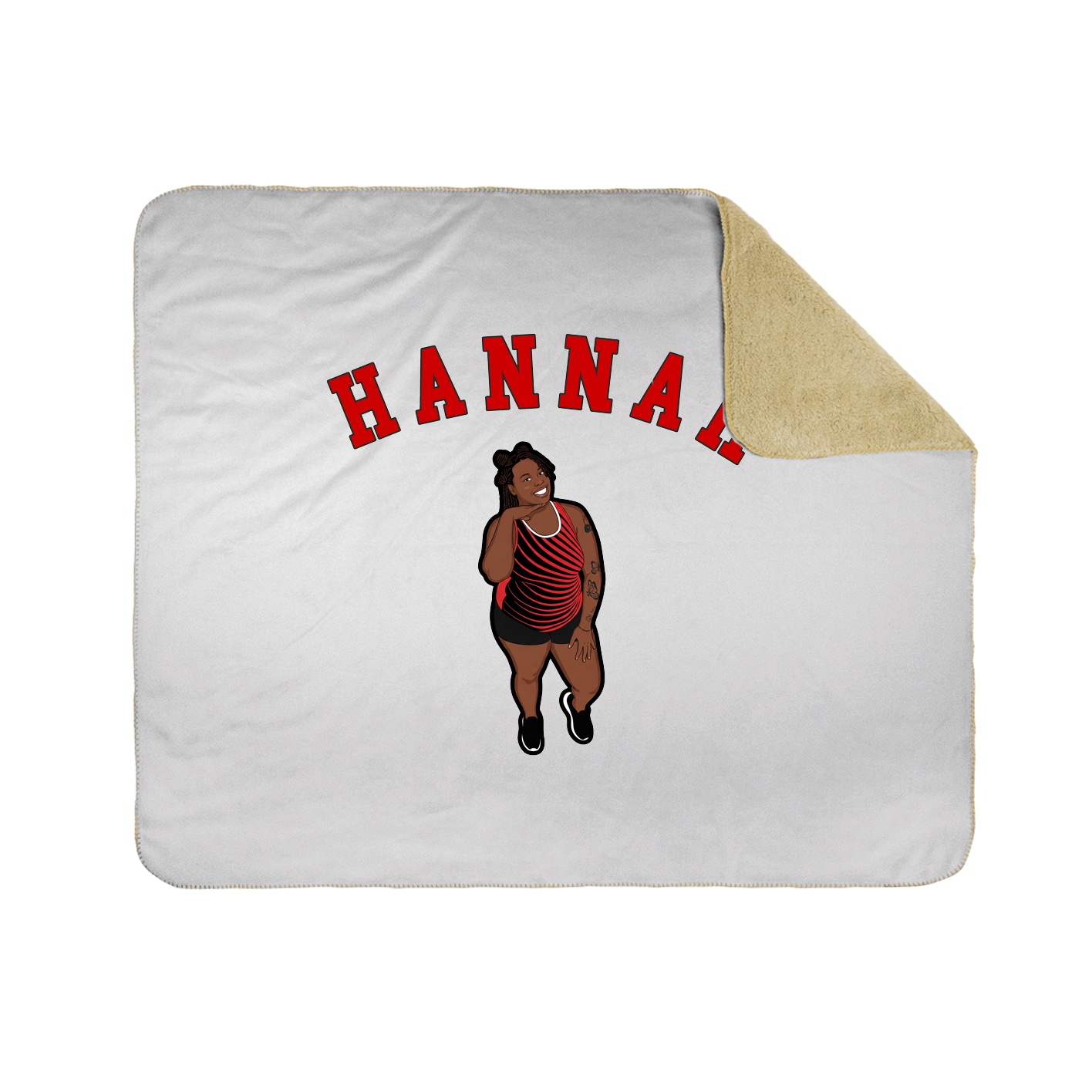 Throw Blanket — Shirsey Arch in White