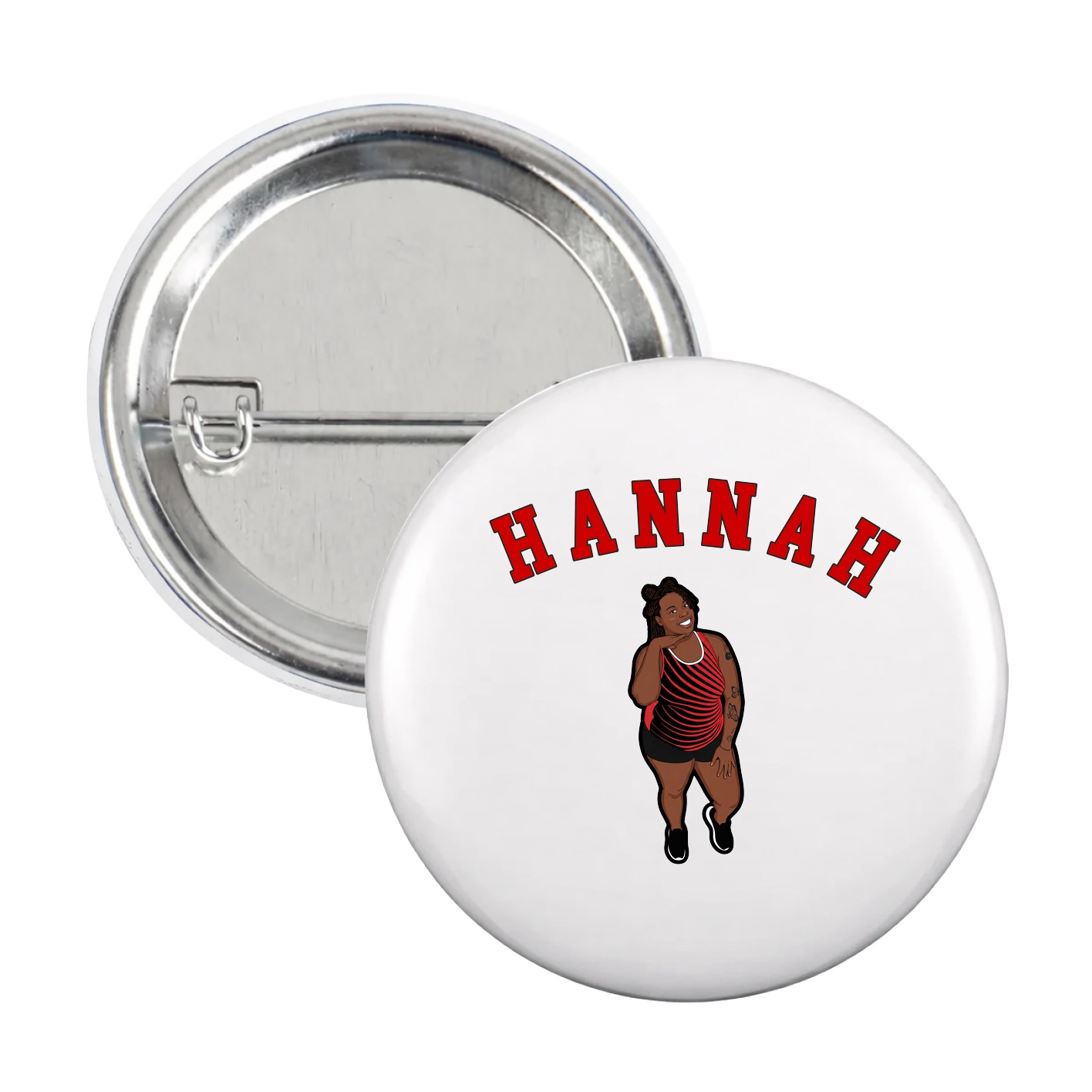 Game Day Button — Shirsey Arch in White