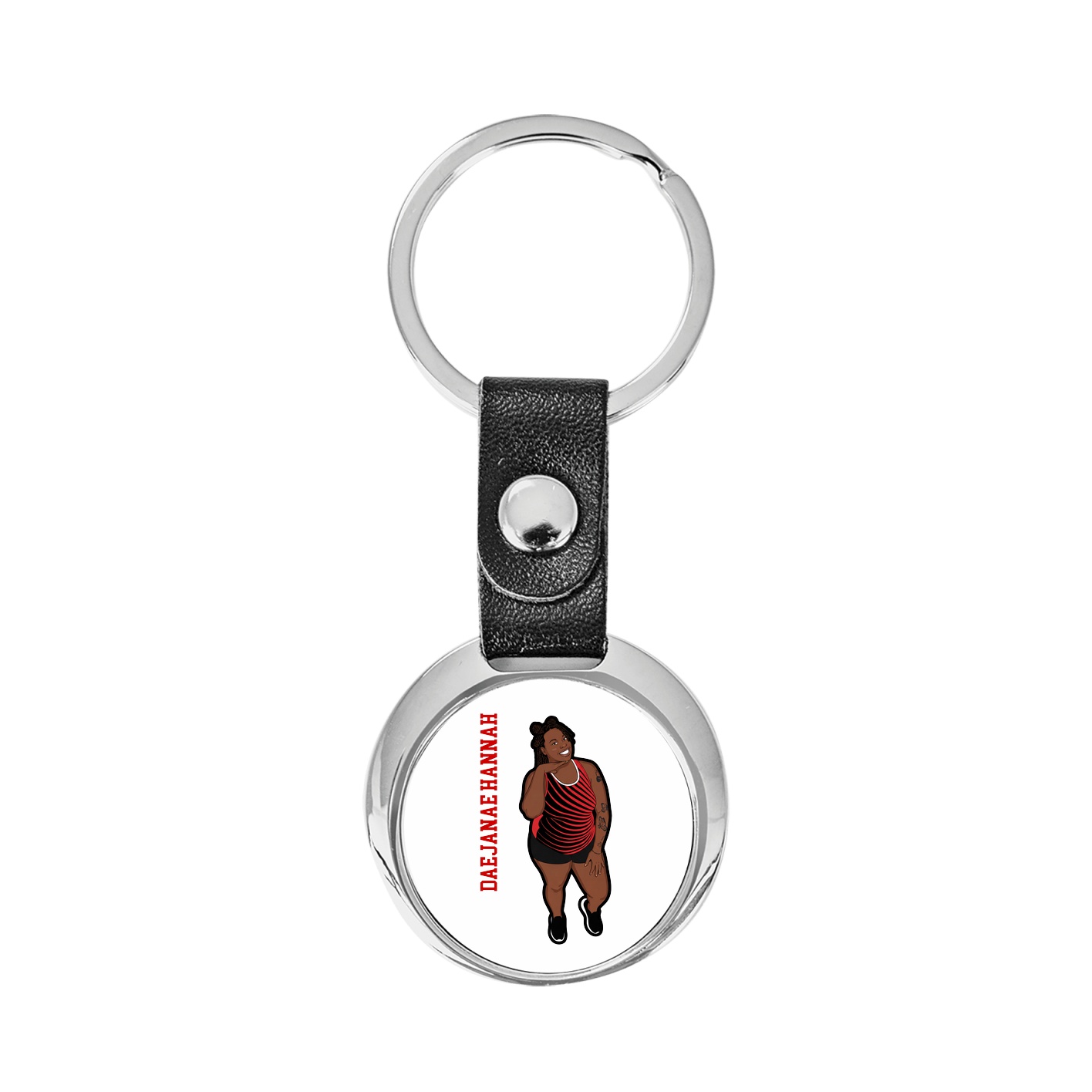 Key Chain — Name Vertical in Classic