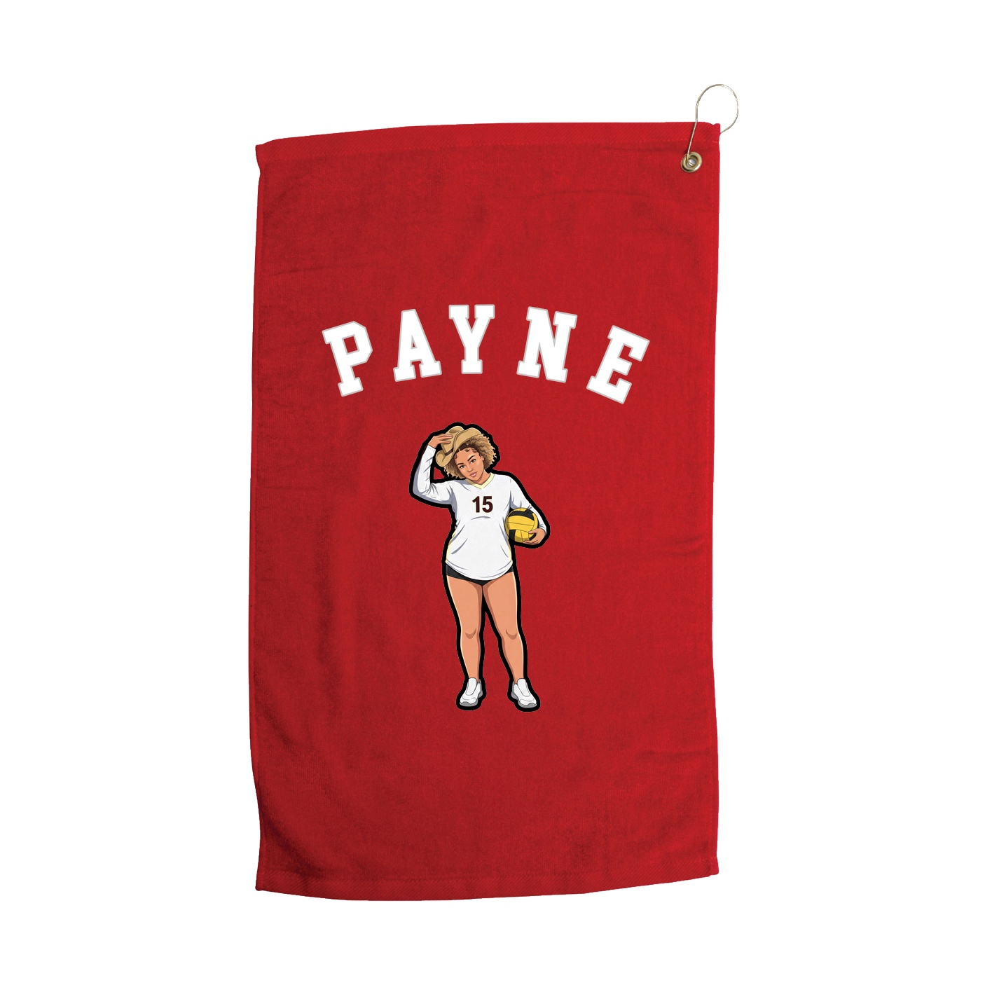 Golf Towel — Shirsey Arch in Red