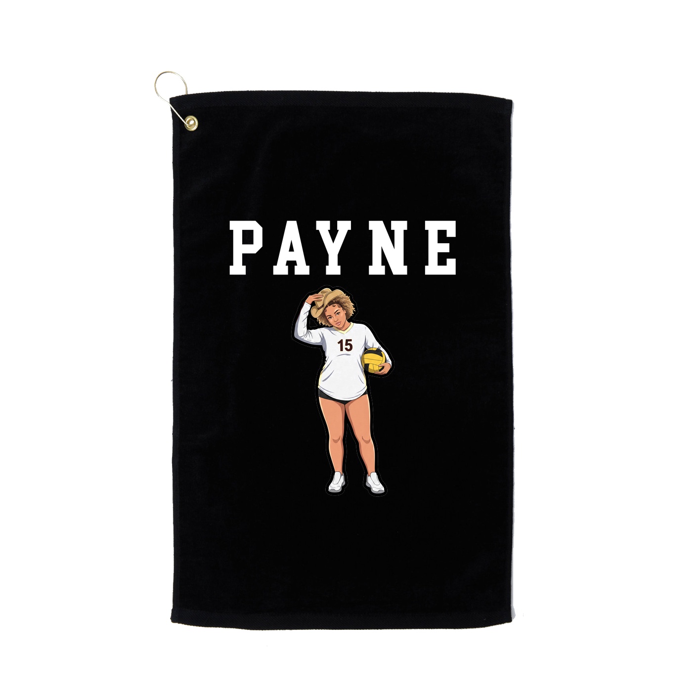 Golf Towel — Shirsey in Black