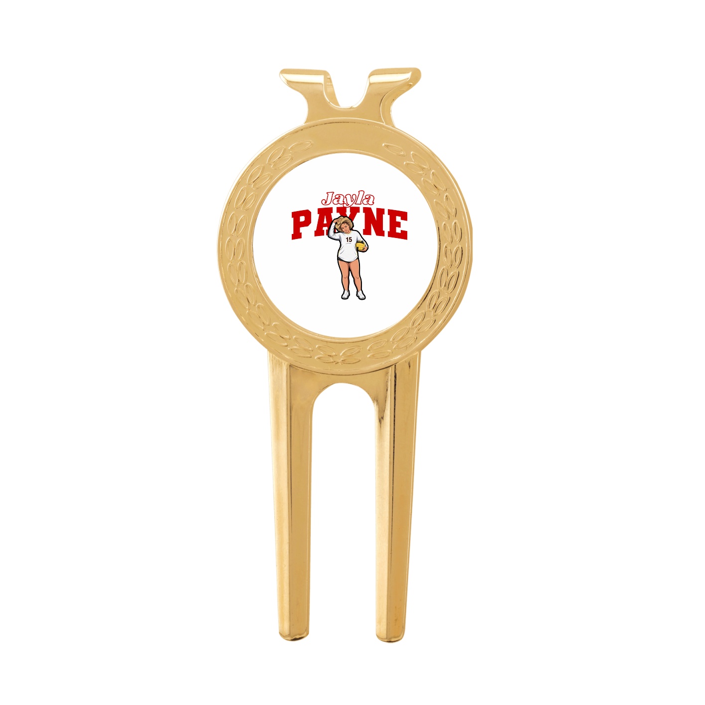 Divot Tool with Ball Marker — Name Arch in Classic