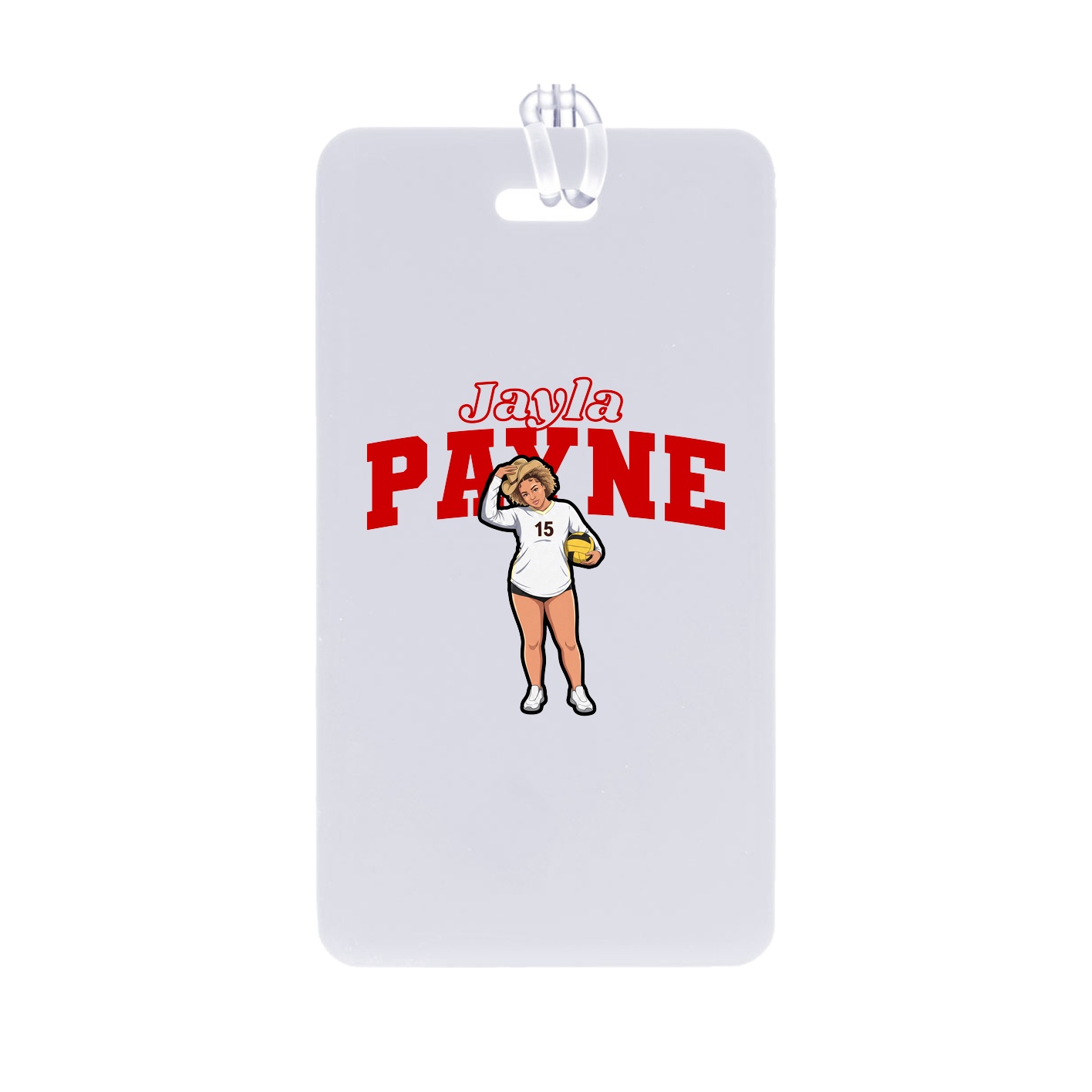 Bag Tag — Name Arch in Classic