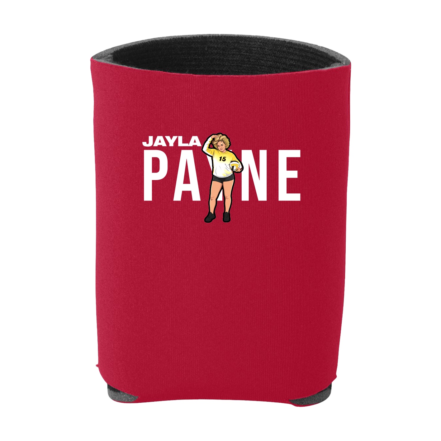 Can Holder — Player Name in Red