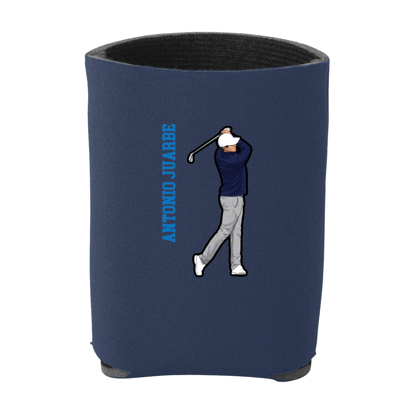 Can Holder — Name Vertical in Navy