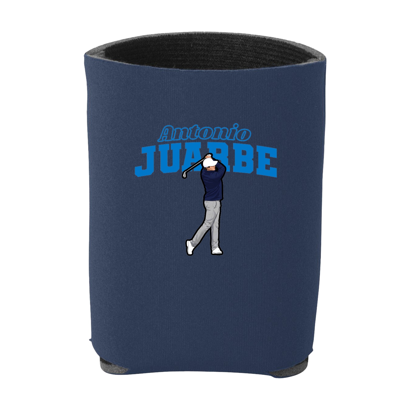 Can Holder — Name Arch in Navy