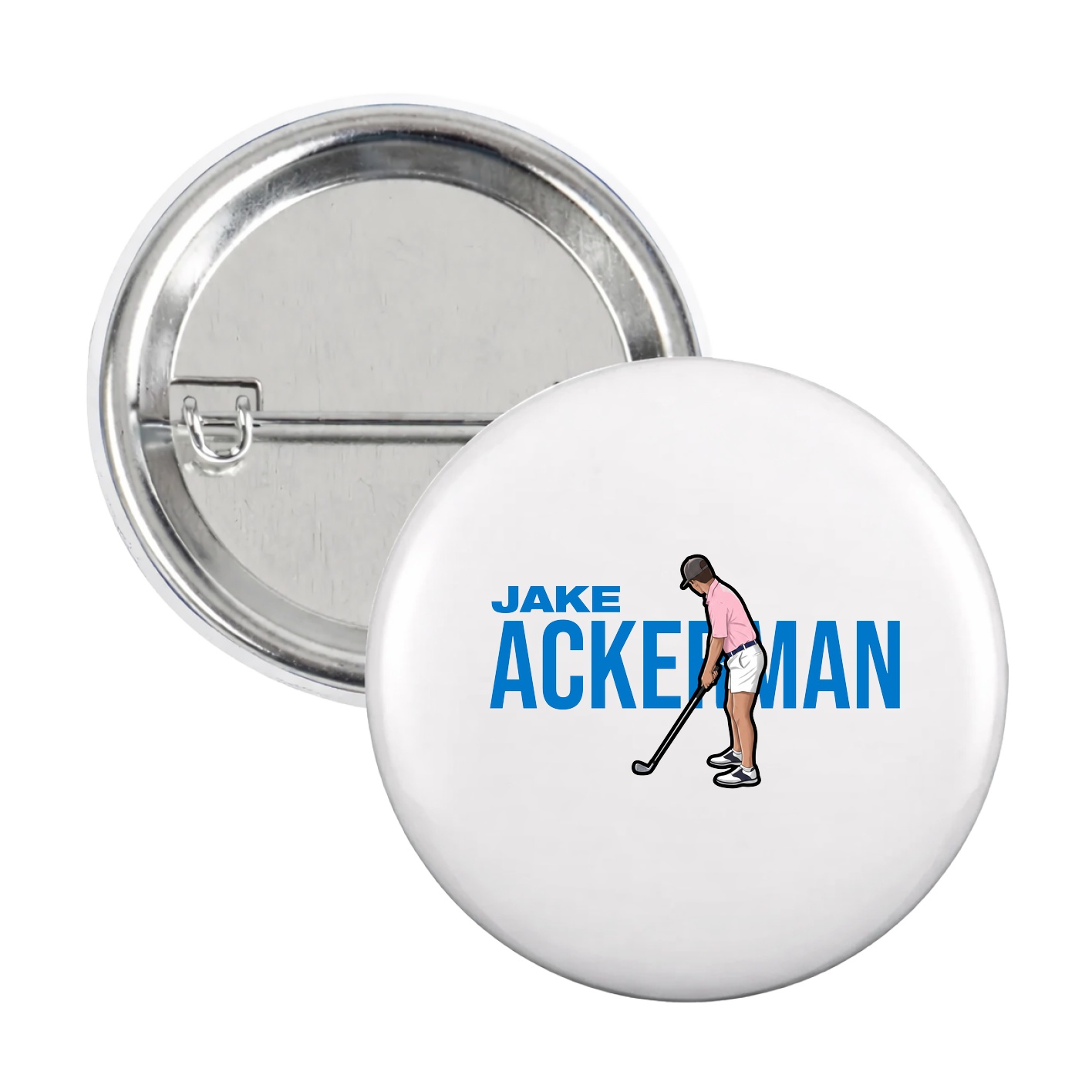 Game Day Button — Player Name in White