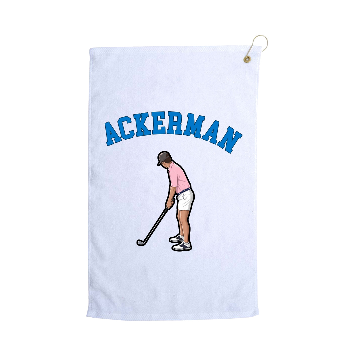 Golf Towel — Shirsey Arch in White