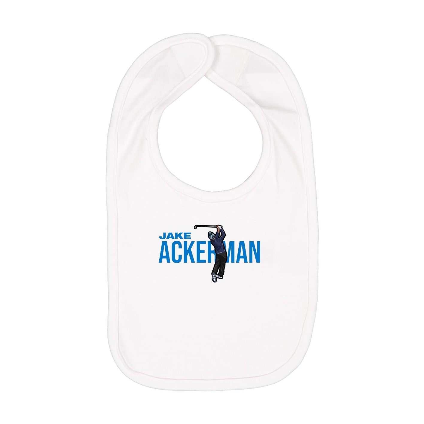 Infant Bib — Player Name in White