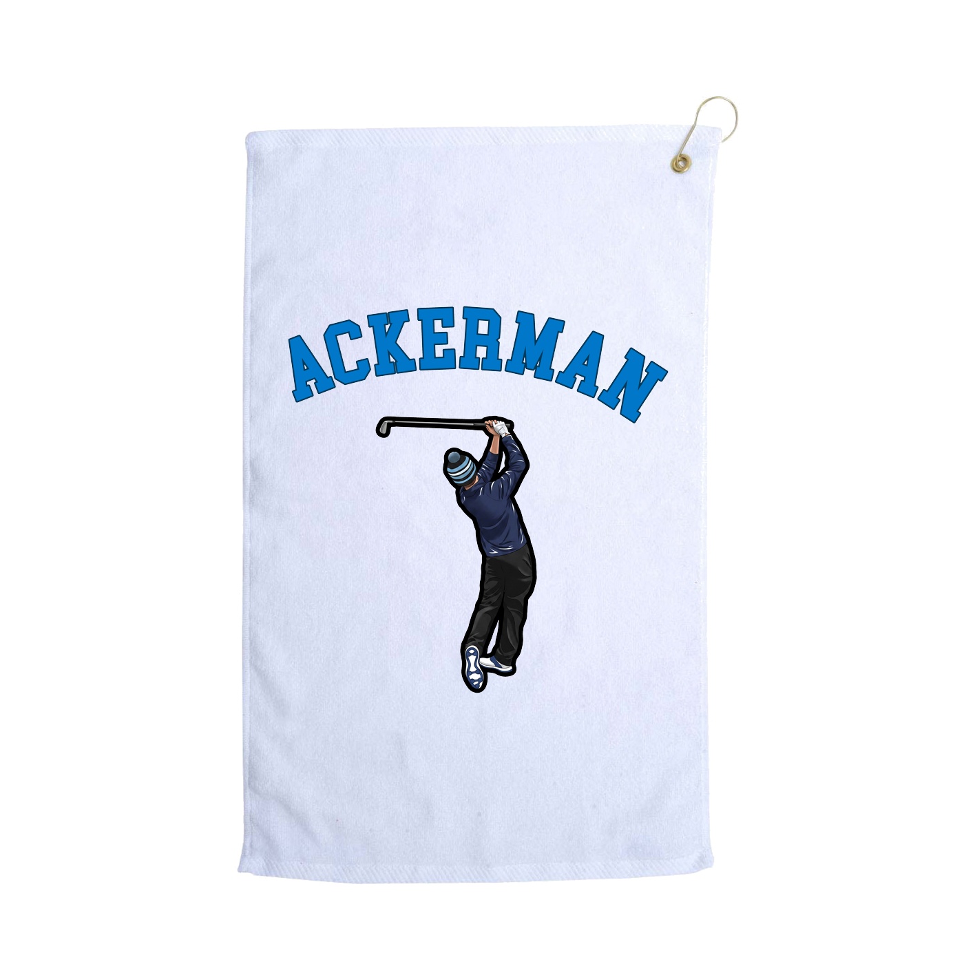 Golf Towel — Shirsey Arch in White