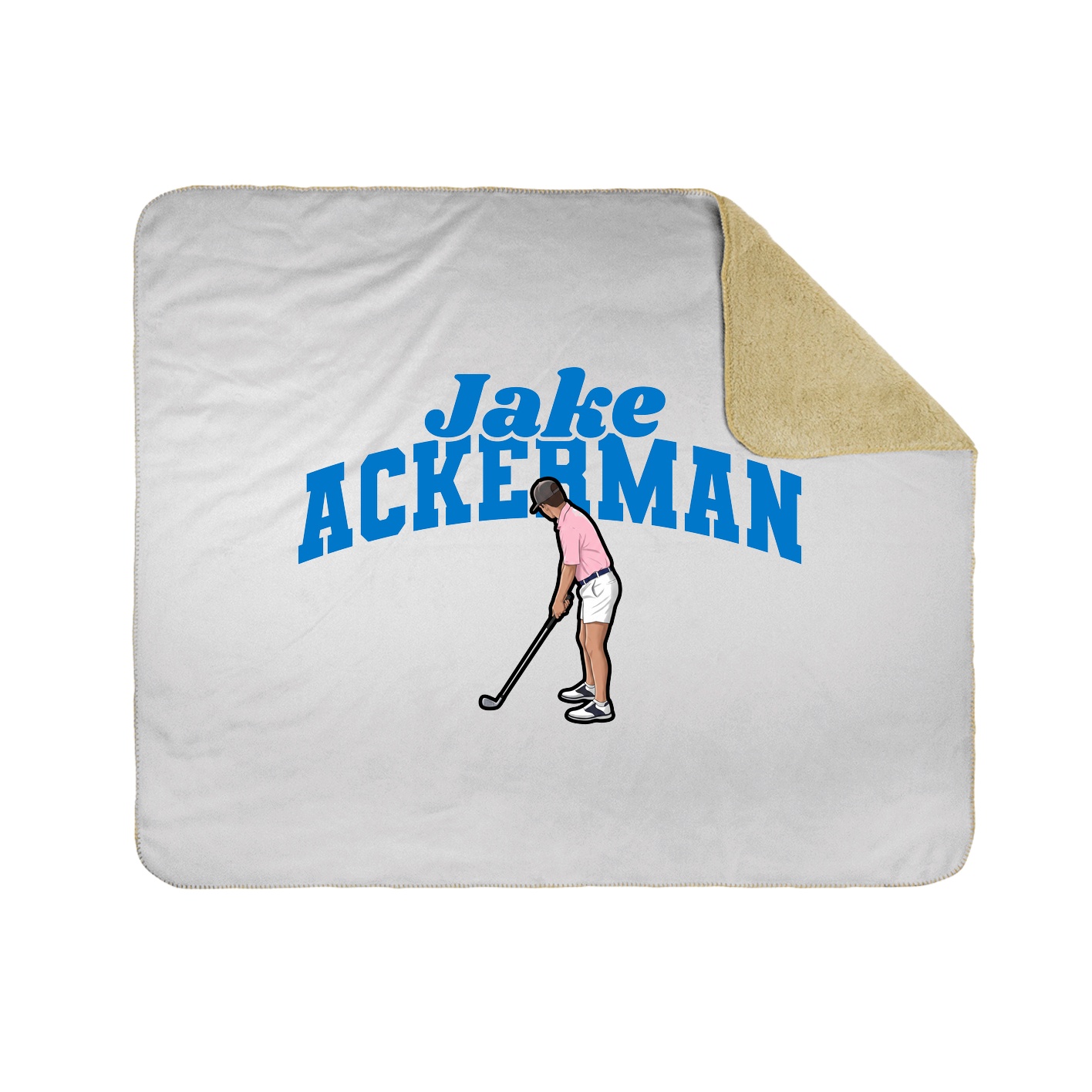 Throw Blanket — Signature Arch in White