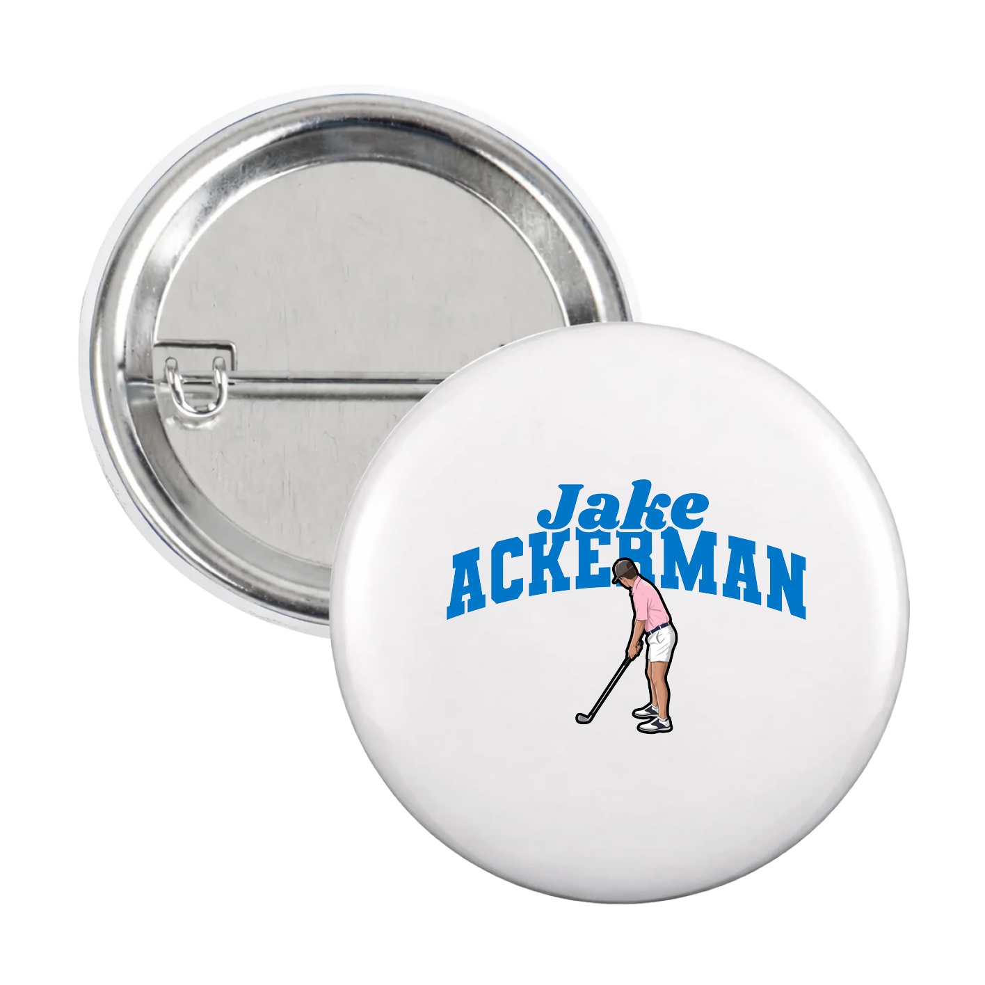 Game Day Button — Signature Arch in White