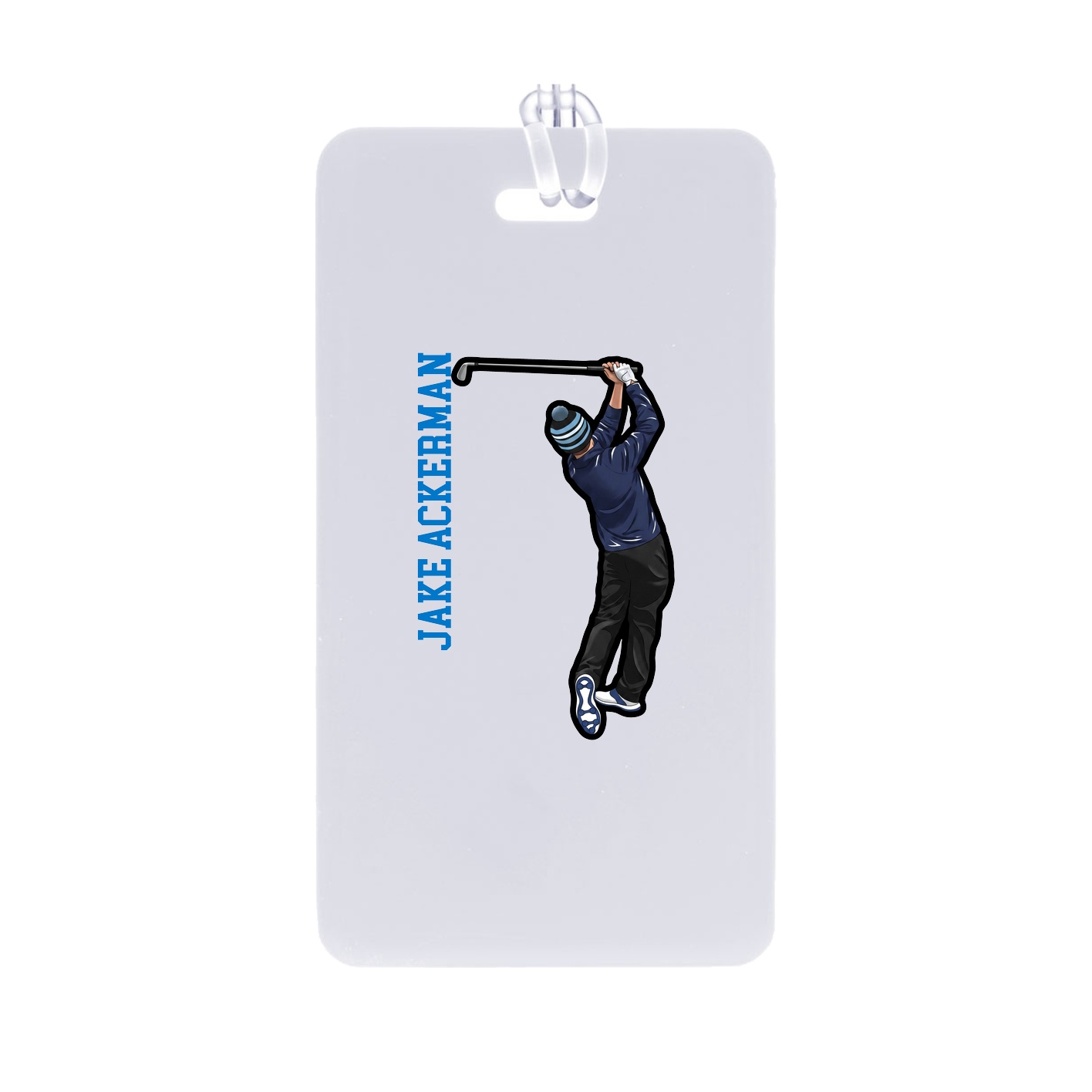 Bag Tag — Name Vertical in Classic